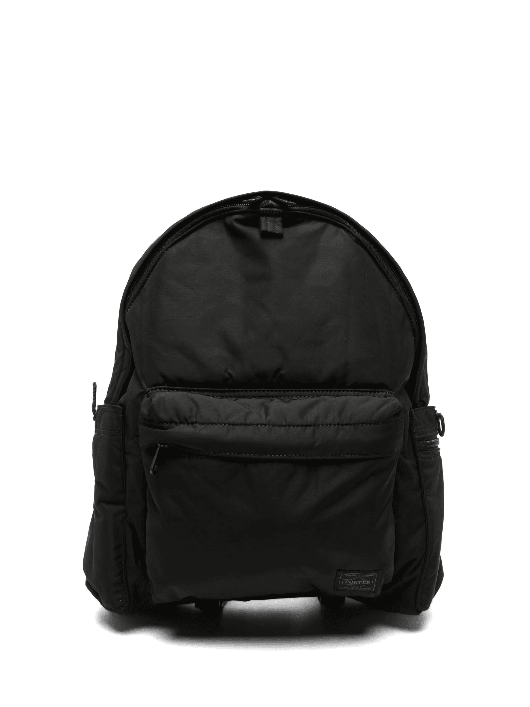 logo-patch padded backpack - Image 1