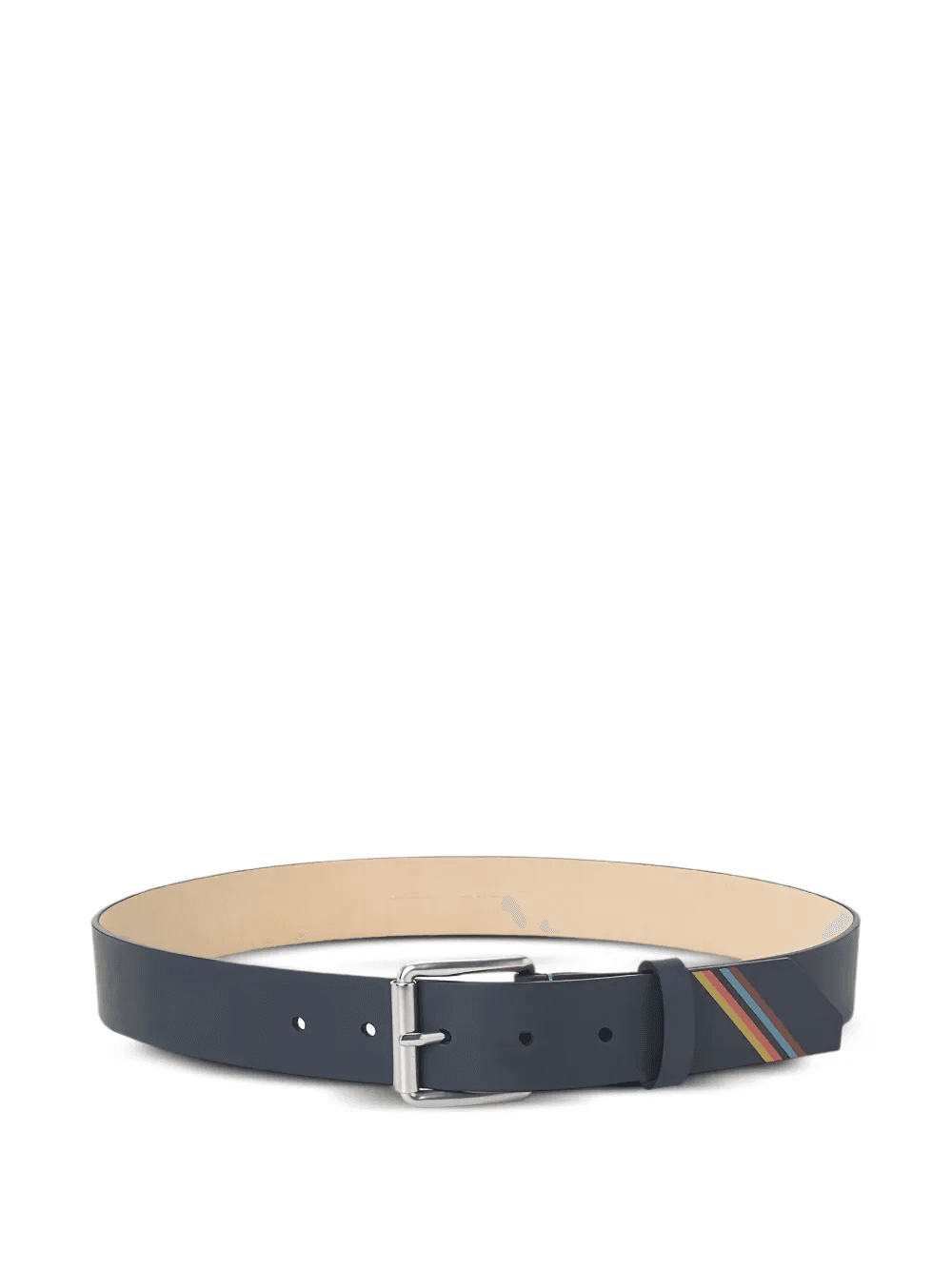 stripe-detail leather belt - Image 1