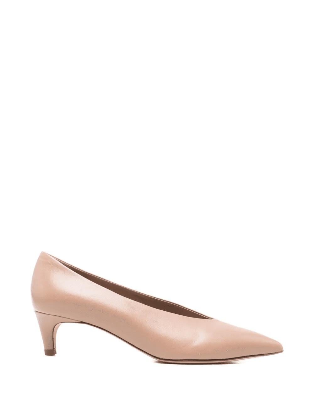 pointed leather pumps - Image 1