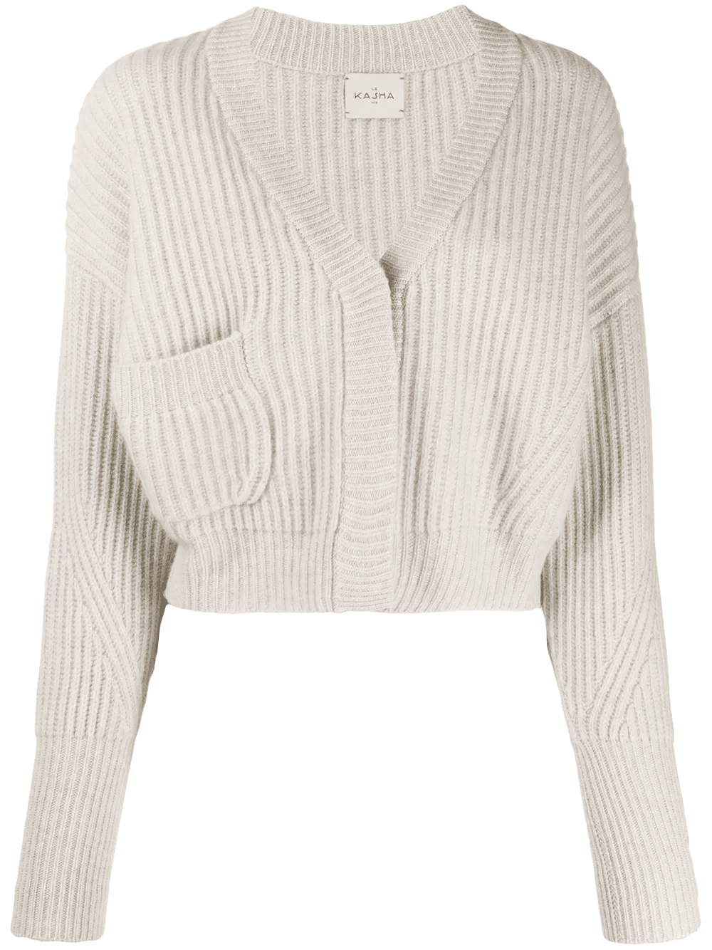 Monaco cropped cashmere cardigan - Image 1