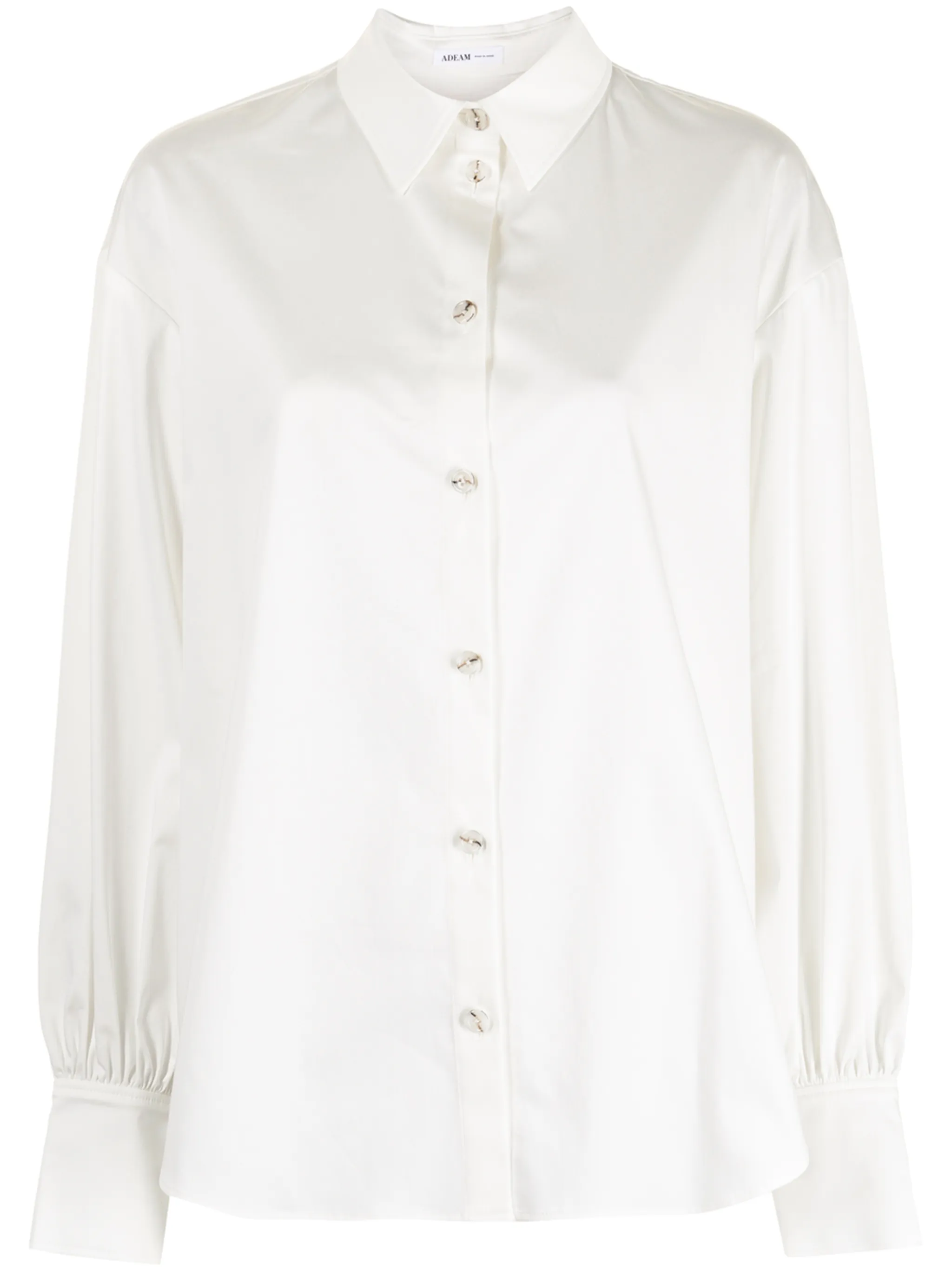 Camellia pleated poplin shirt - Image 1