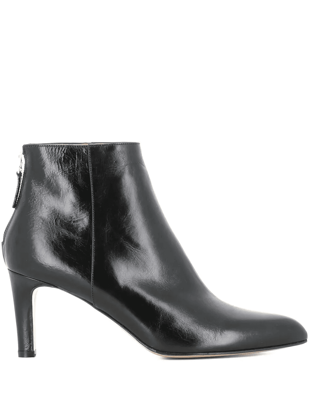 70mm leather ankle boots - Image 1