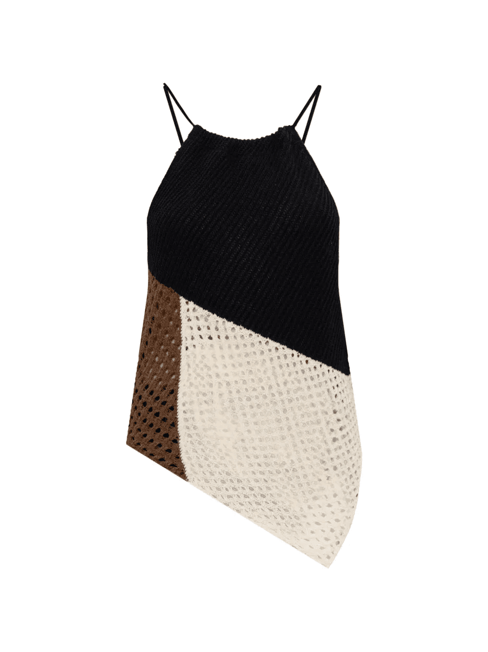 asymmetric colour-block top - Image 1