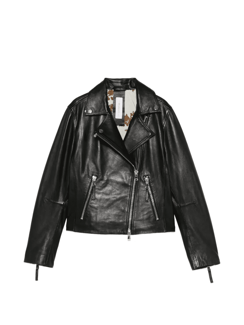 zip lambskin jacket - Image 1