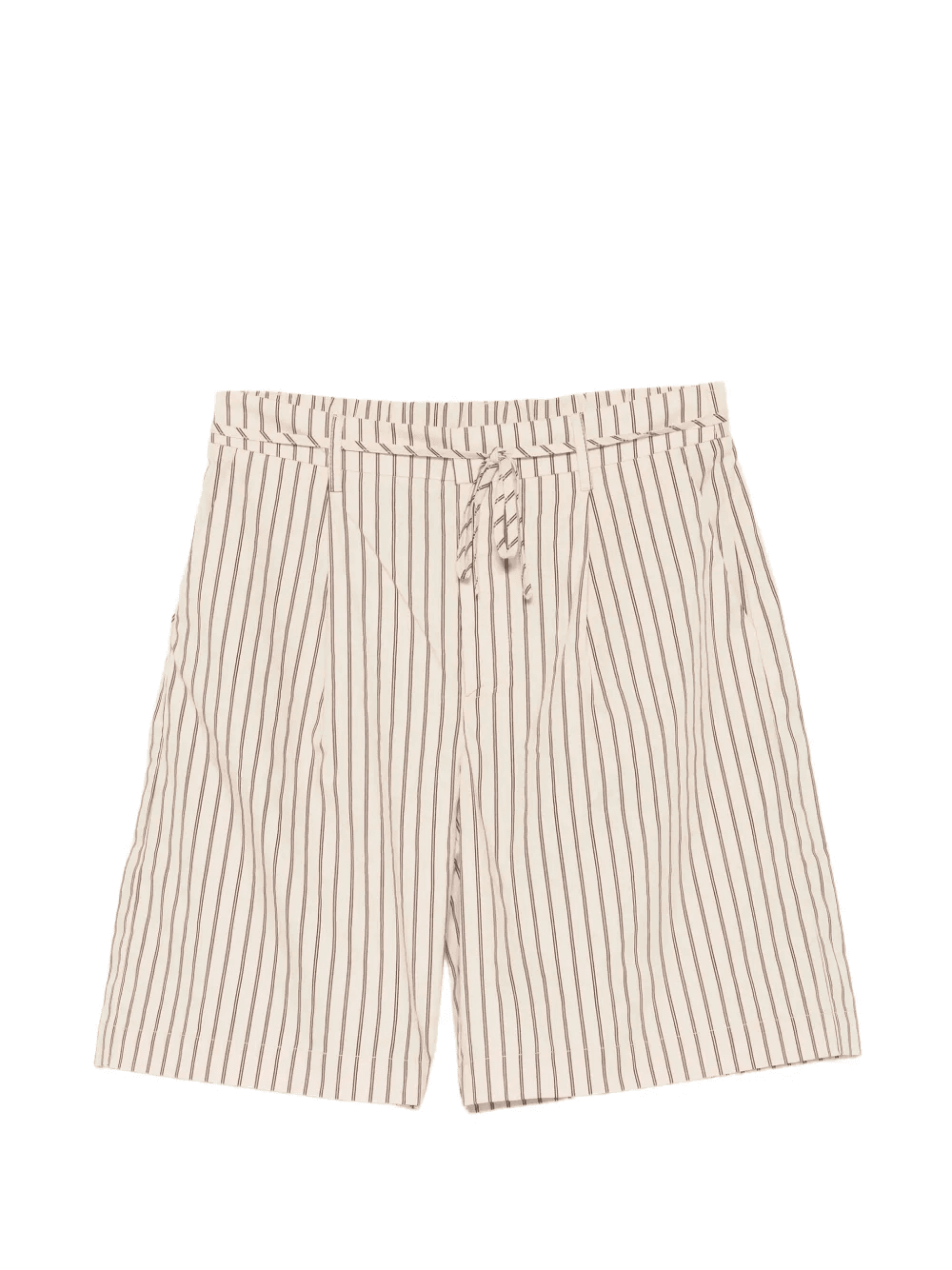 striped drawstring-fastening shorts - Image 1