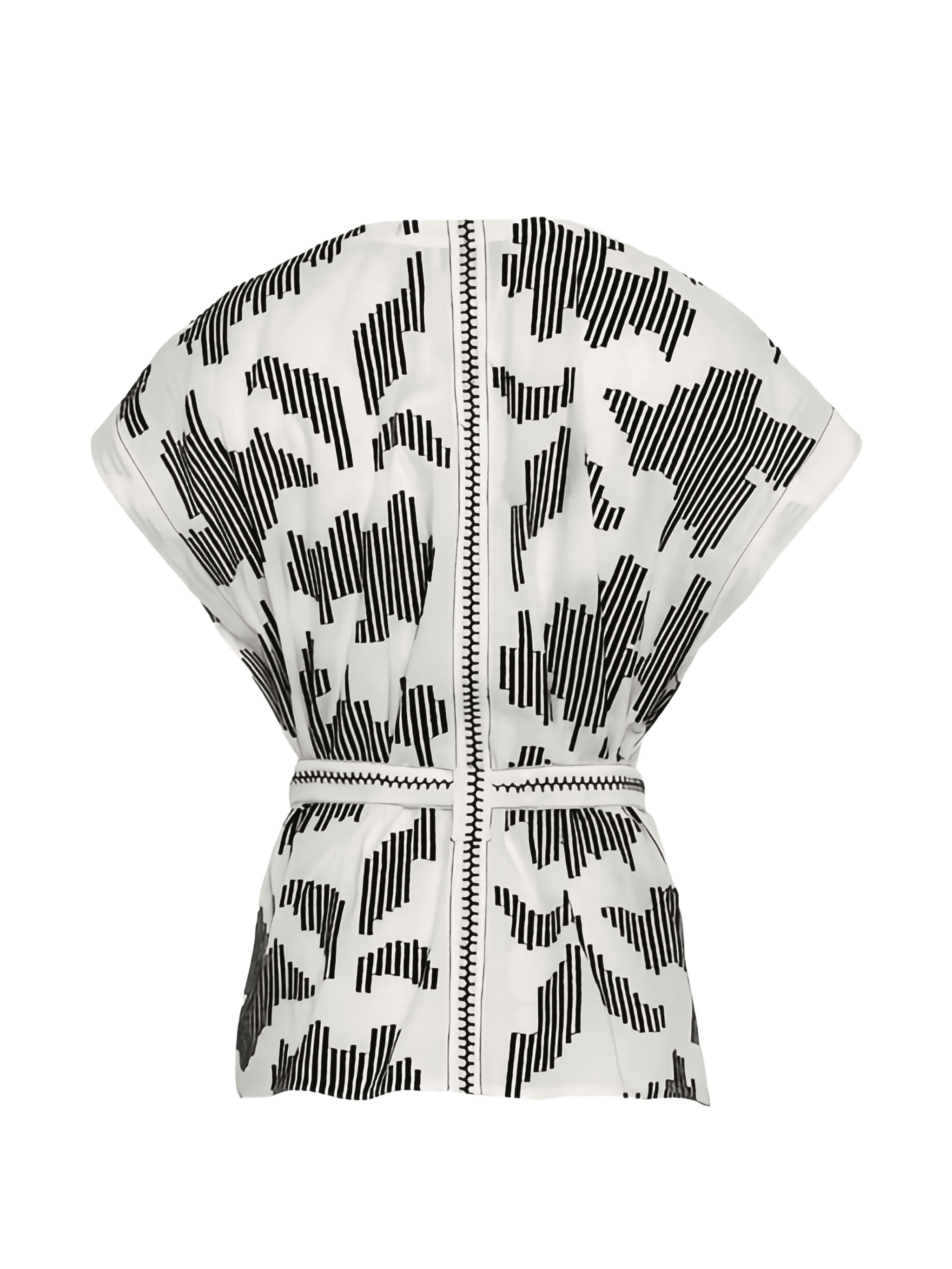 Celestra V-neck belted top - Image 1