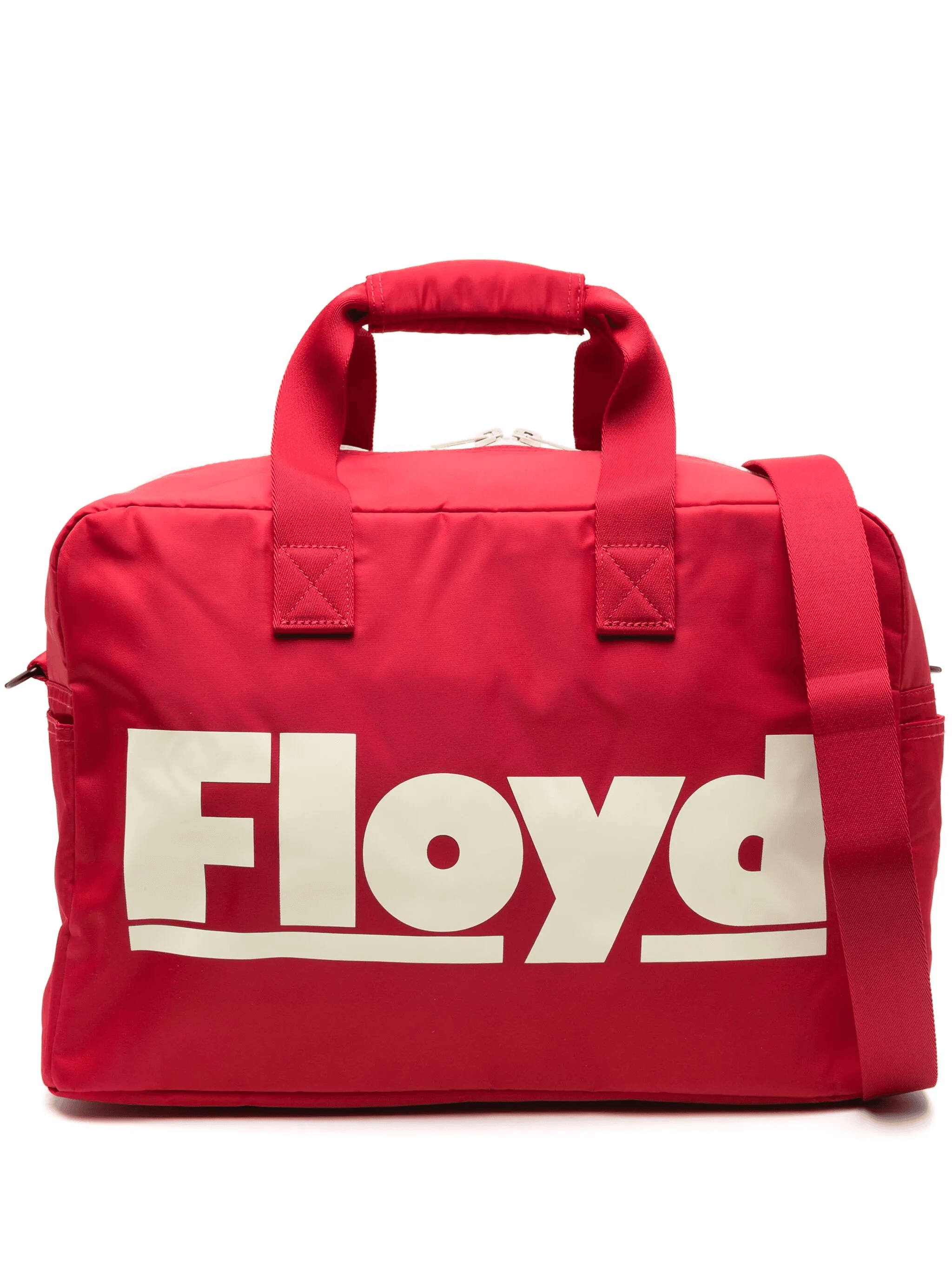 logo-print weekender bag - Image 1