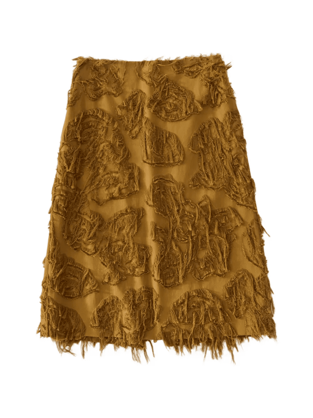 Roeper fringe jacquard A-line skirt - Image 1