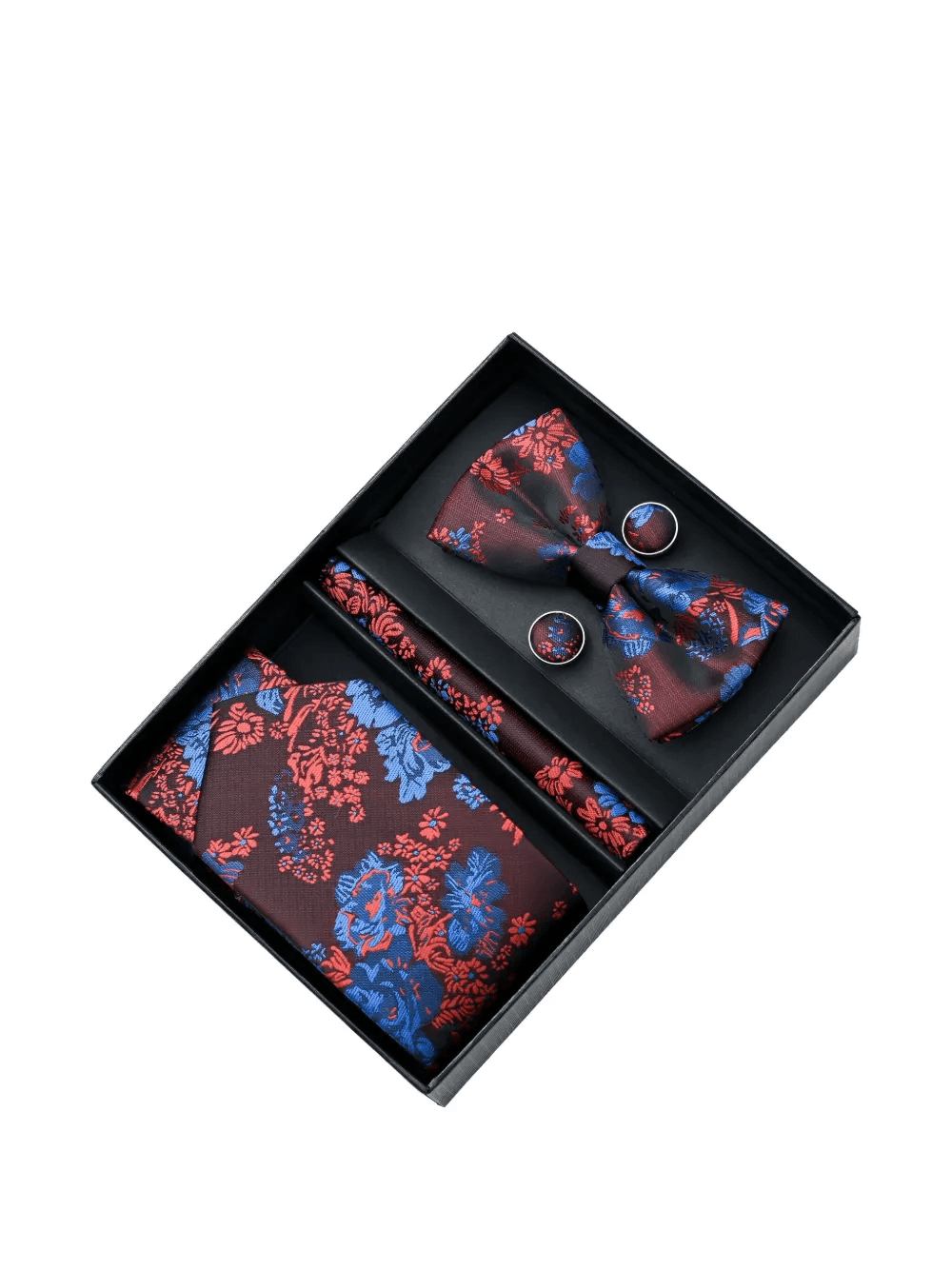 floral-jacquard accessory set - Image 1