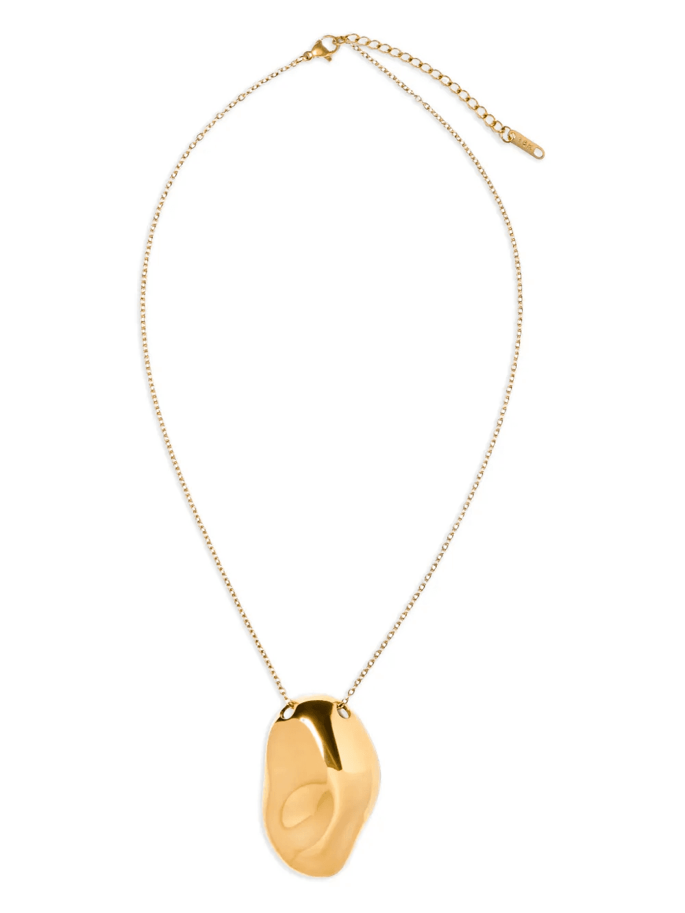 golden pan necklace - Image 1