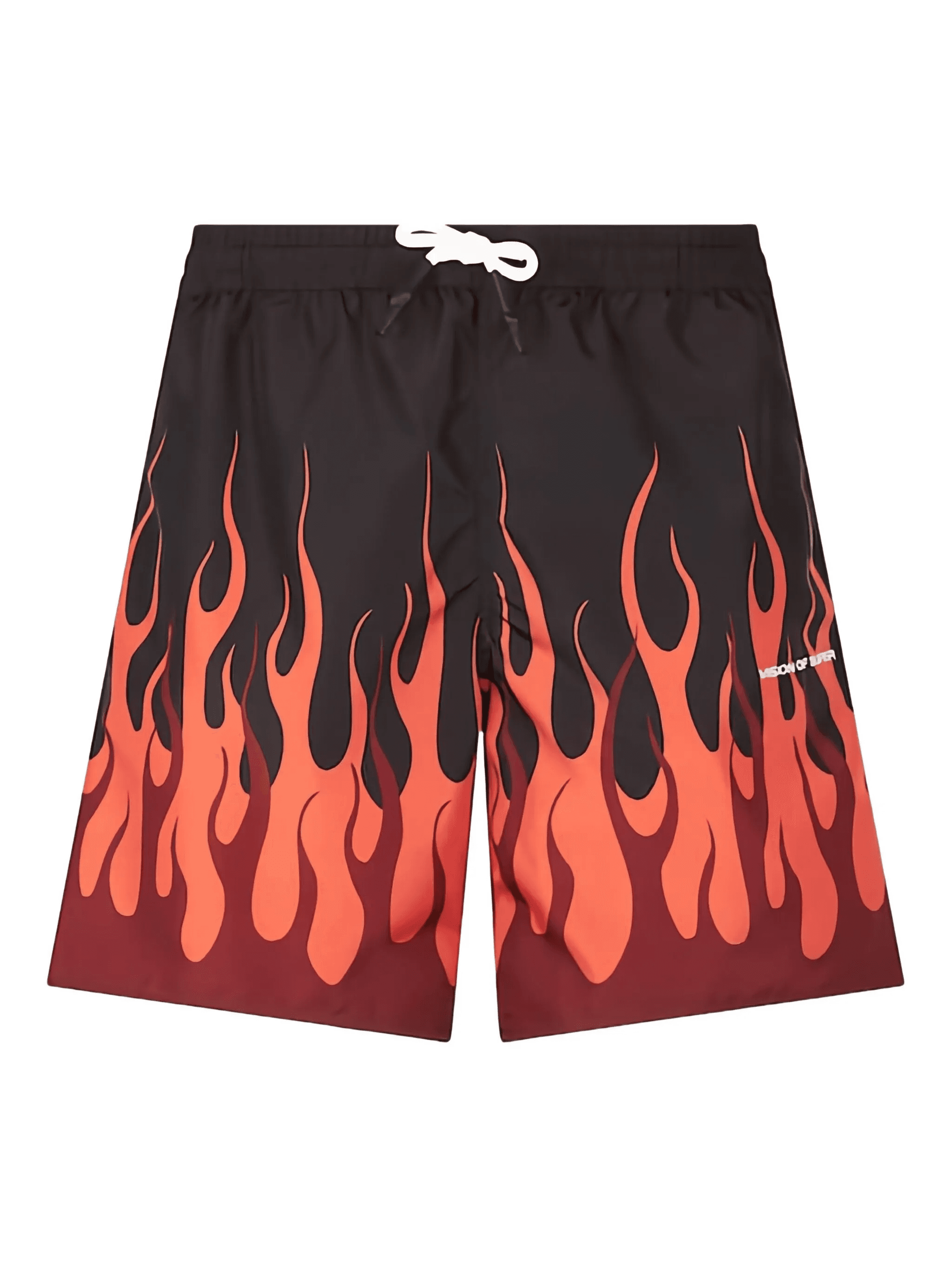 flame-print swim shorts - Image 1