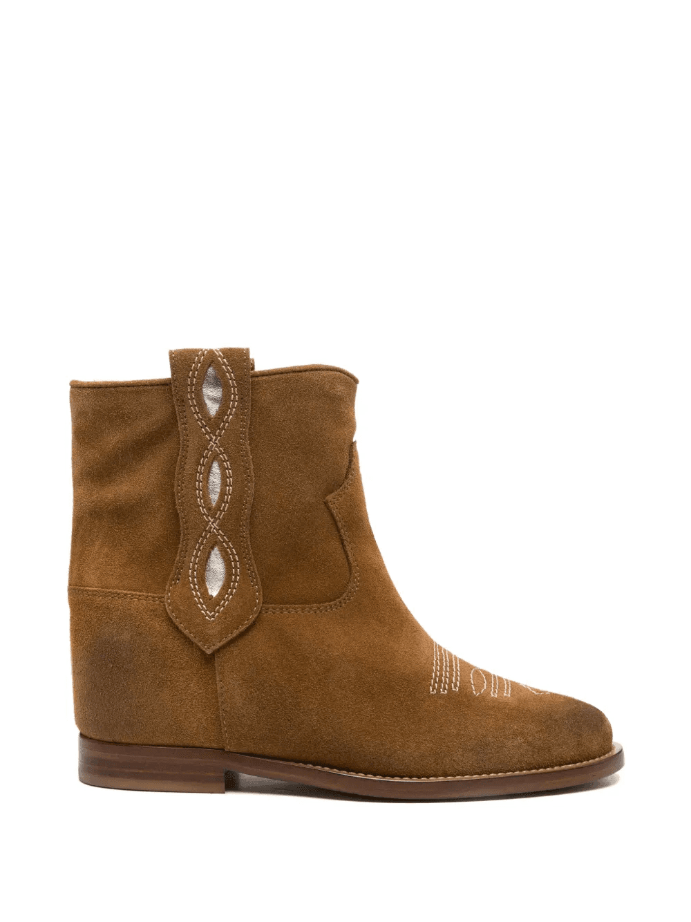 round-toe stitched boots - Image 1