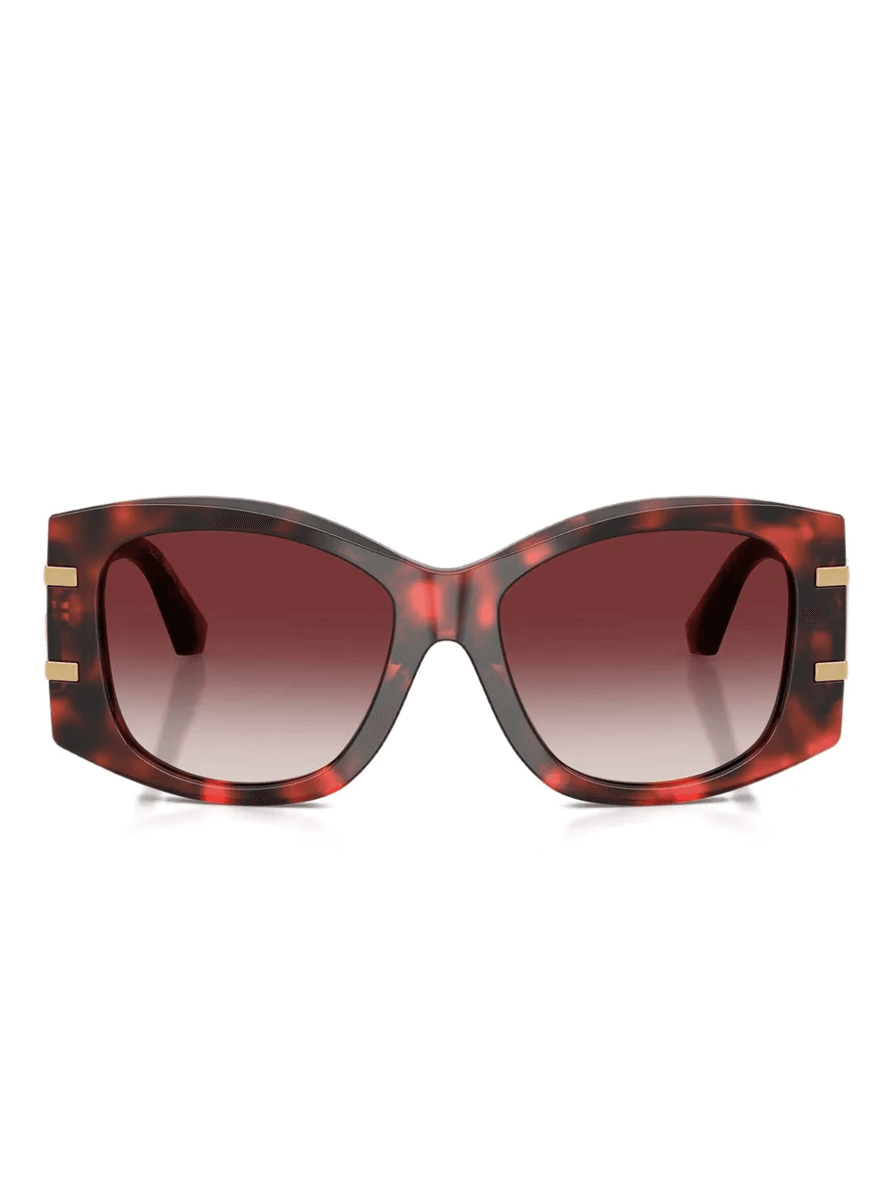 logo-plaque geometric sunglasses - Image 1