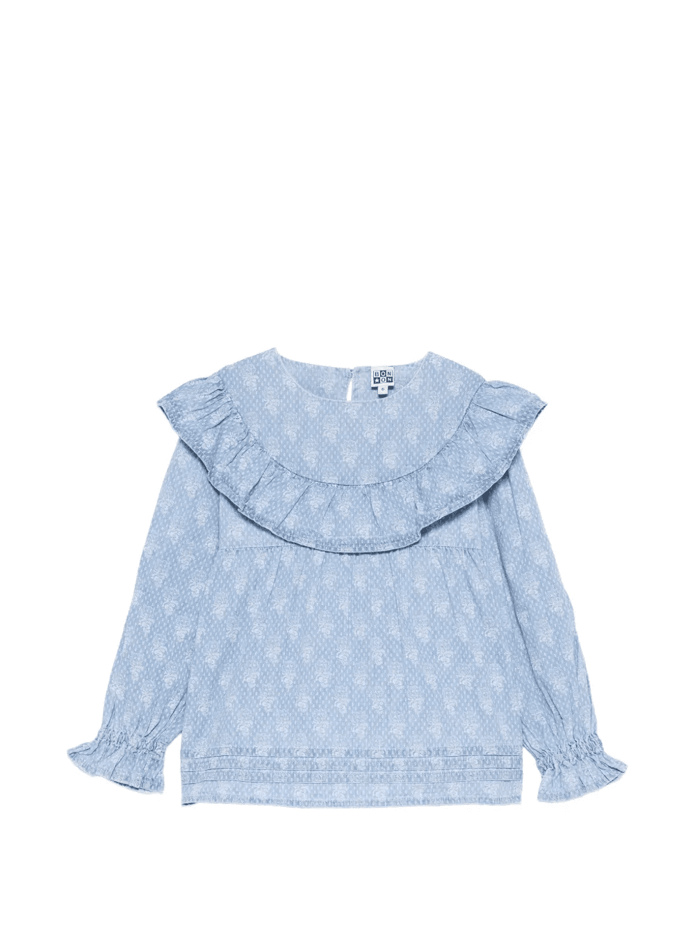 Mindy ruffled printed top - Image 1