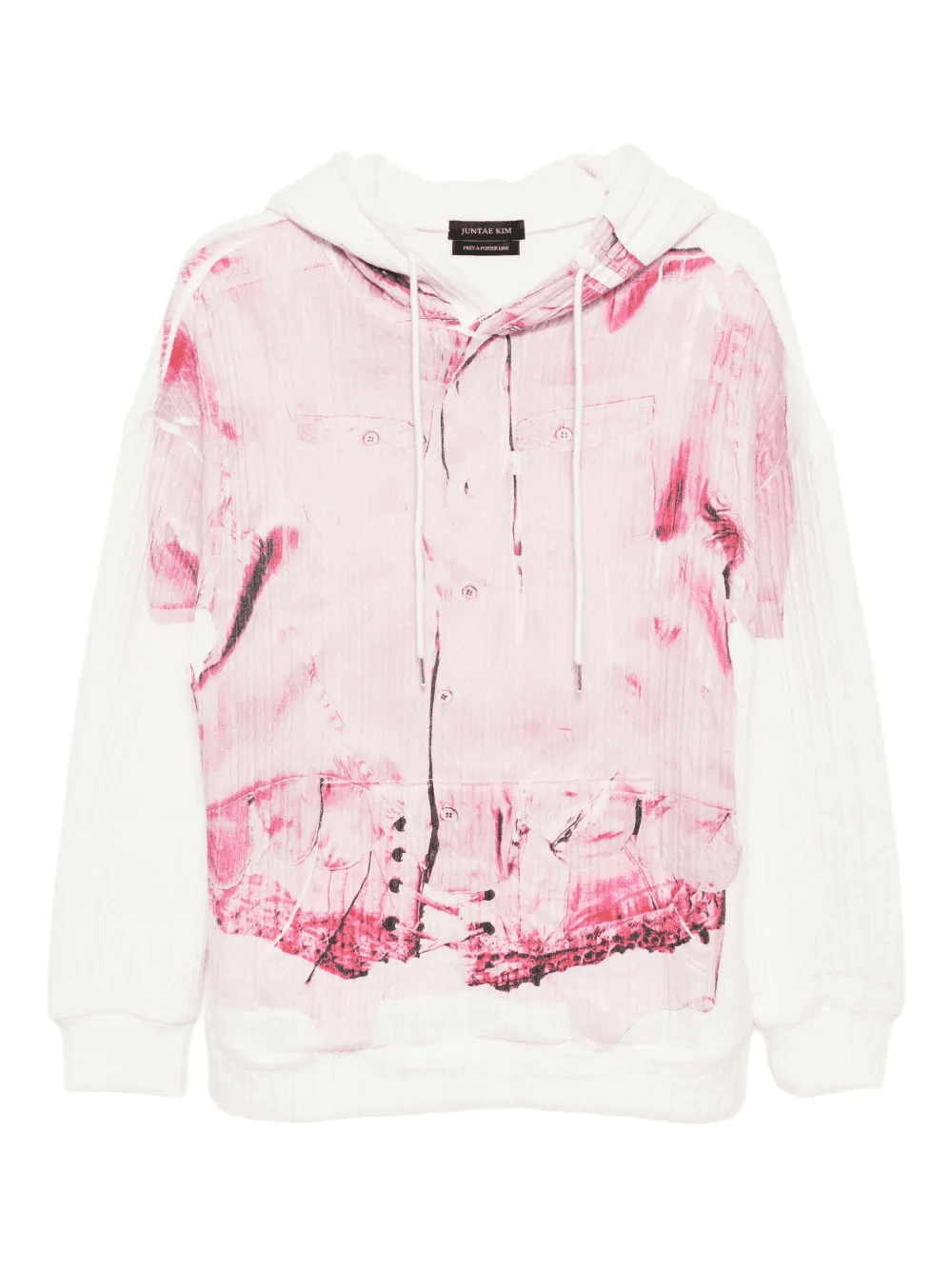 trompe l'oeil hoodie - Image 1