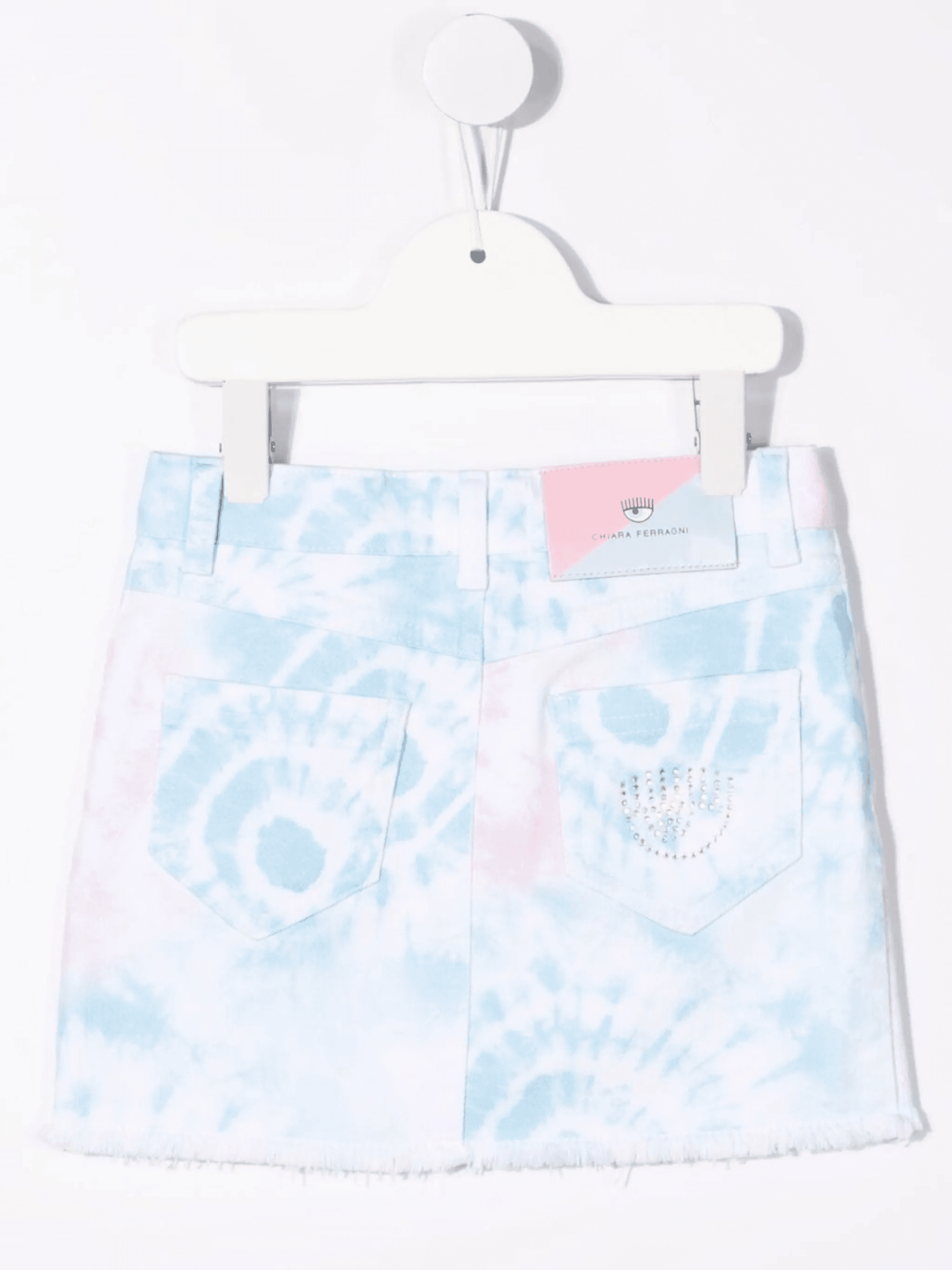 tie-dyed denim skirt - Image 1