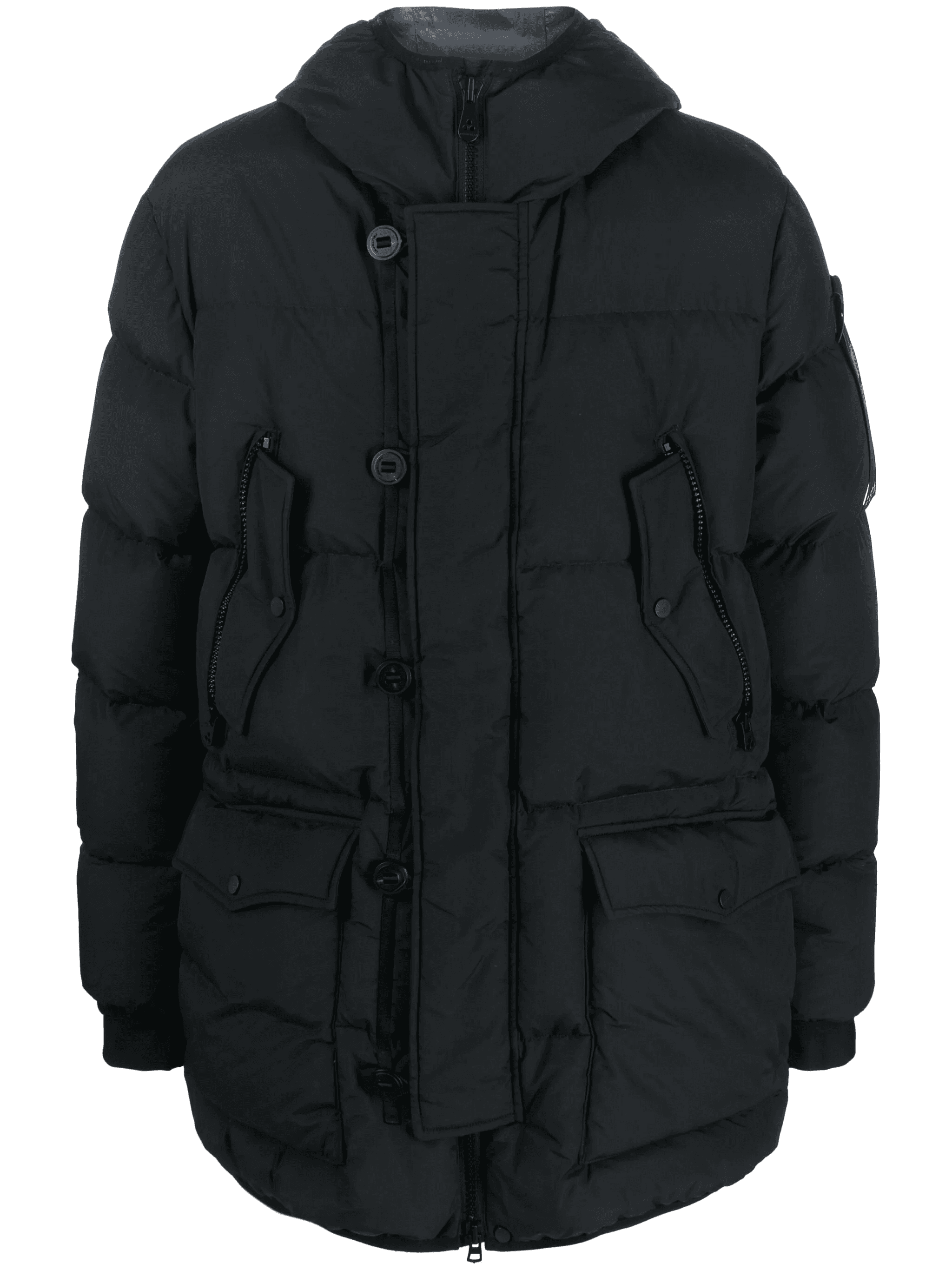 hooded padded jacket - Image 1