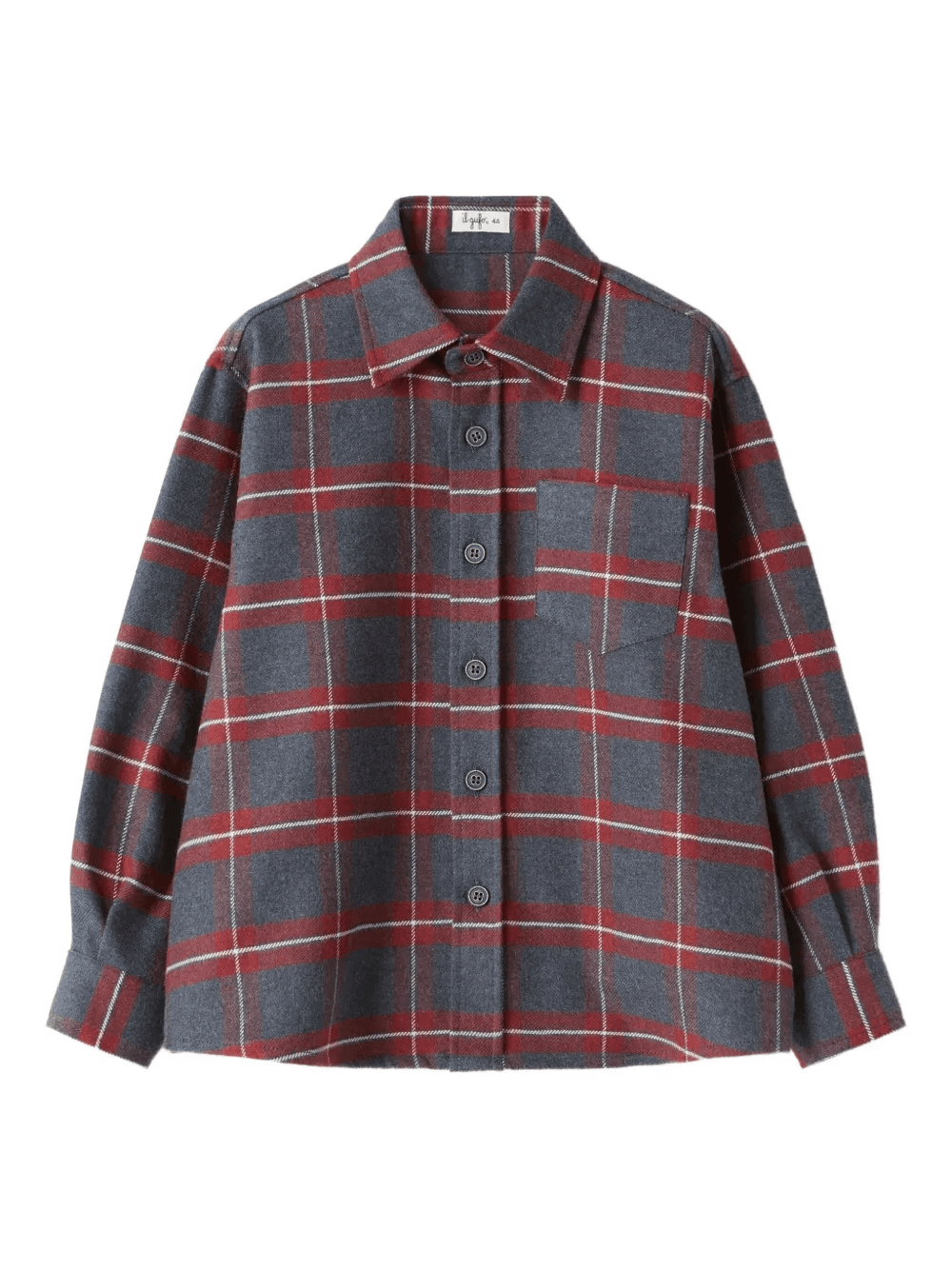 plaid pocket shirt - Image 1