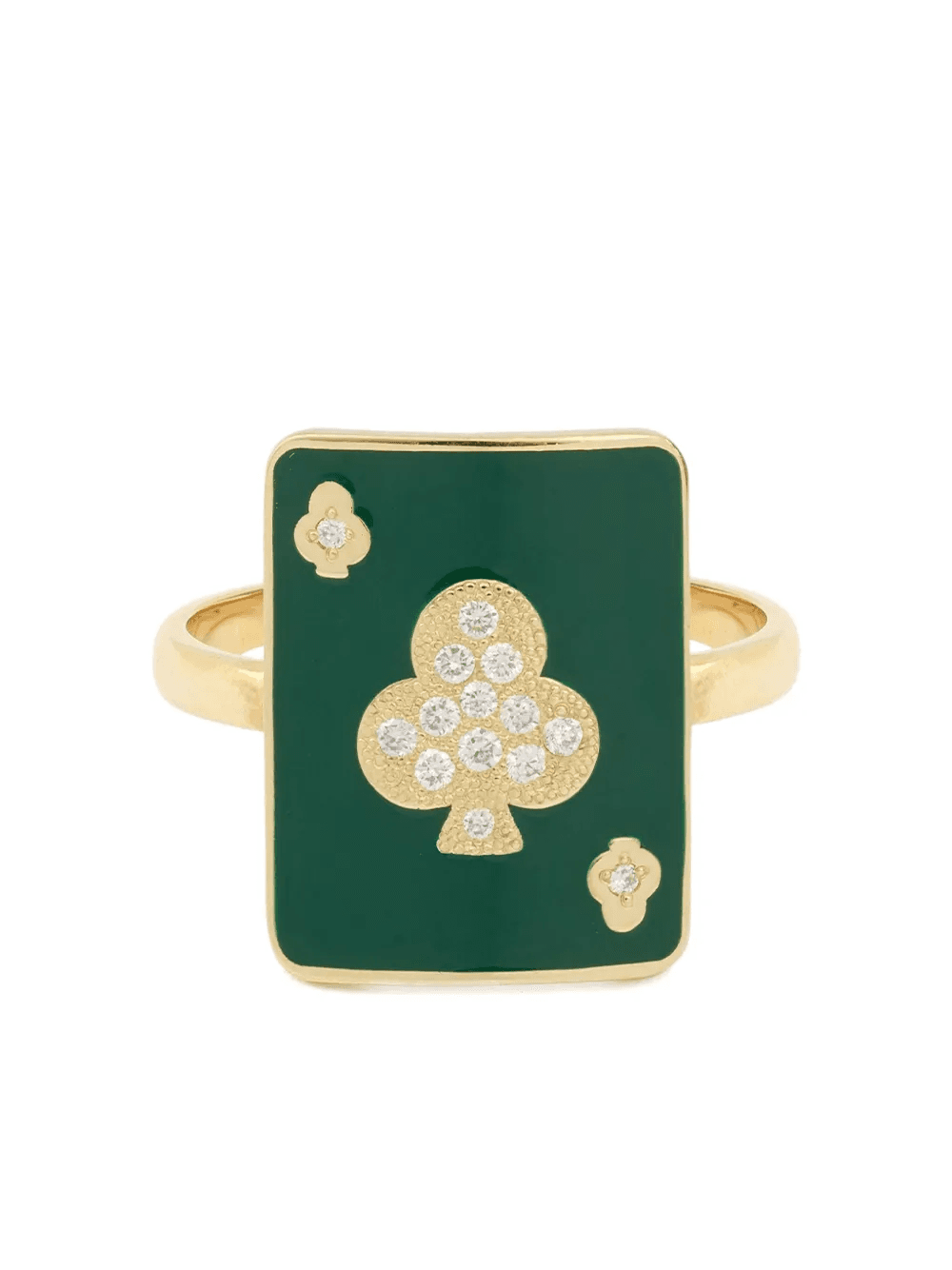 18K yellow gold Lucky Harmonie diamond ring - Image 1