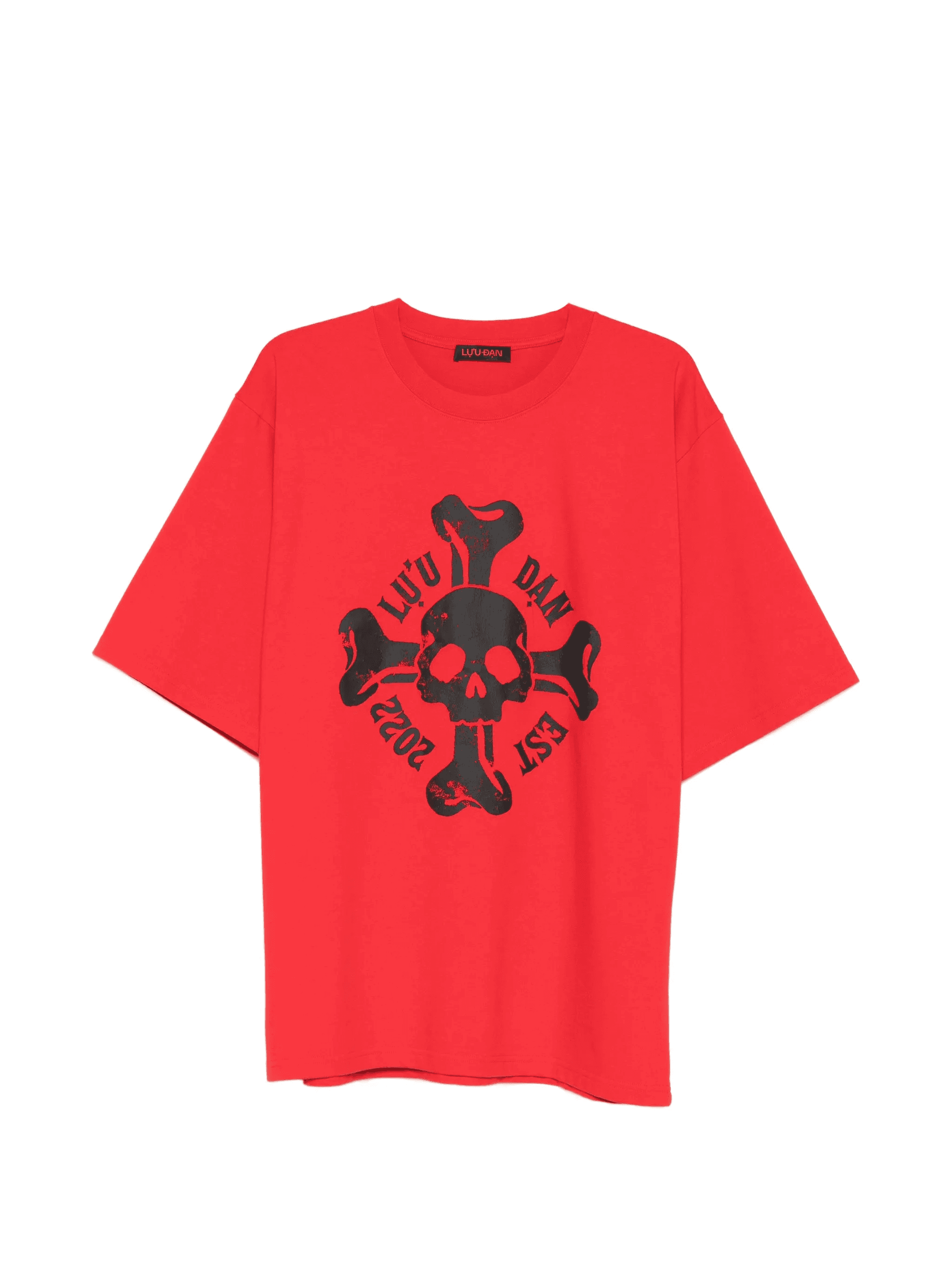 skull-print T-shirt - Image 1