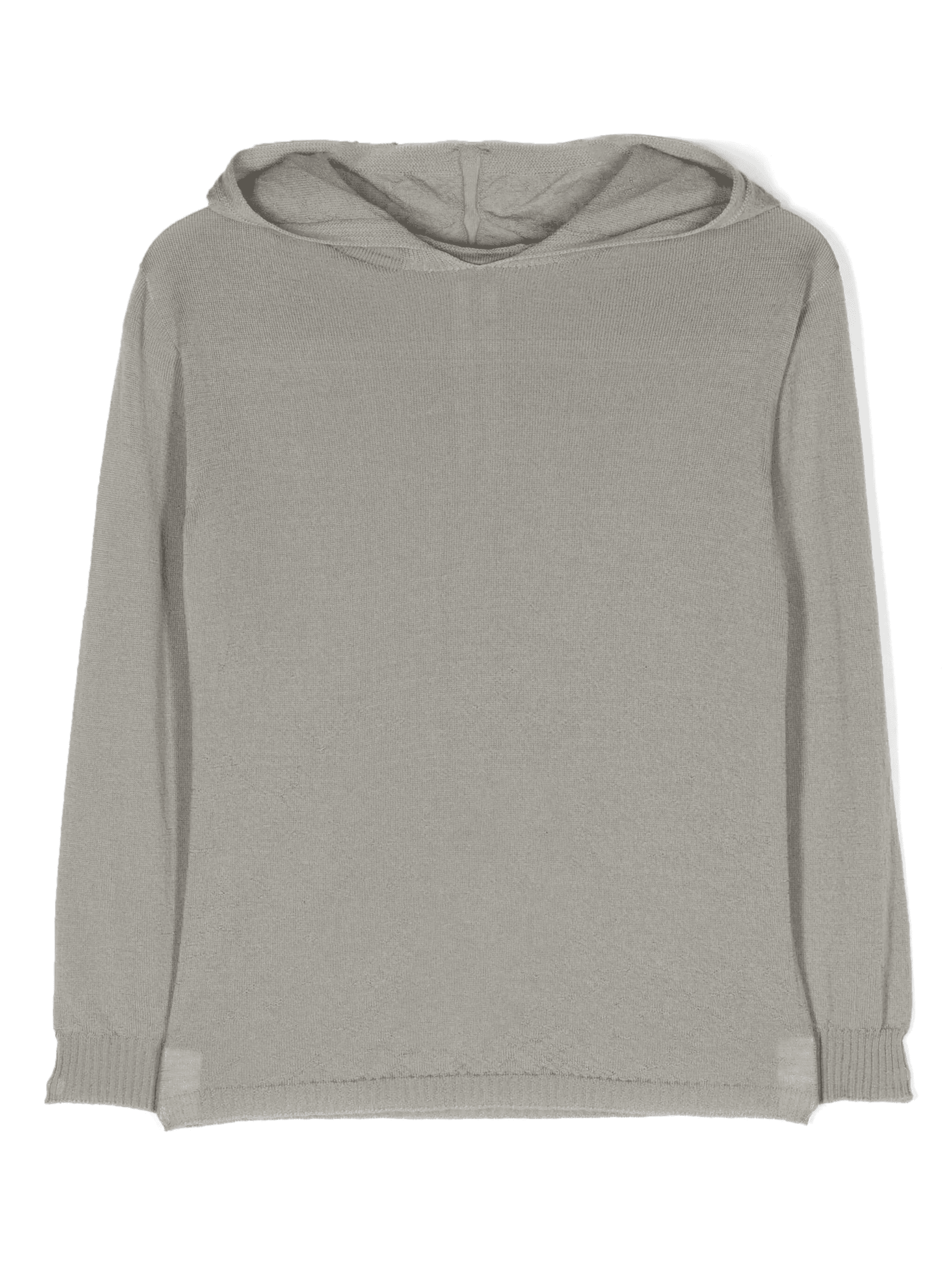 fine-knit virgin wool hoodie - Image 1