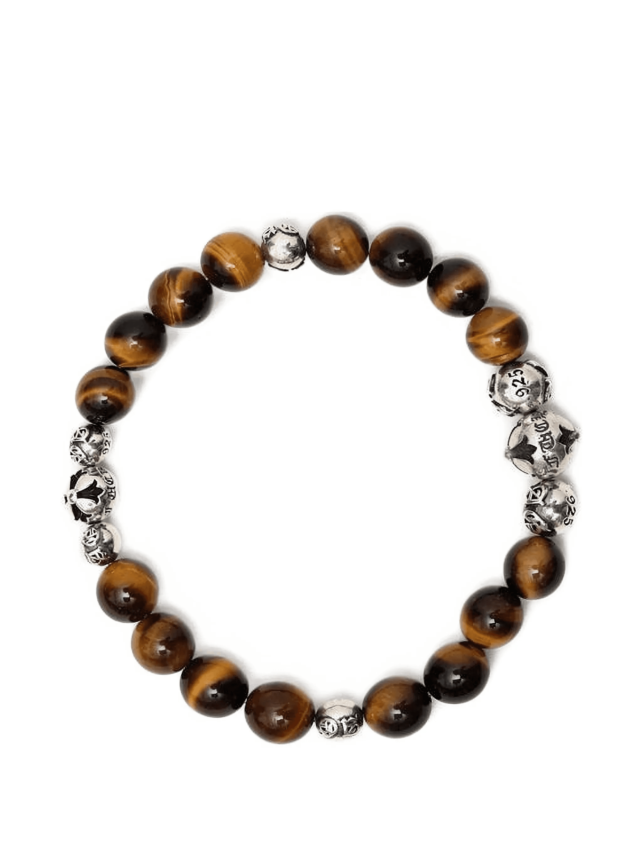tiger eye beaded bracelet - Image 1