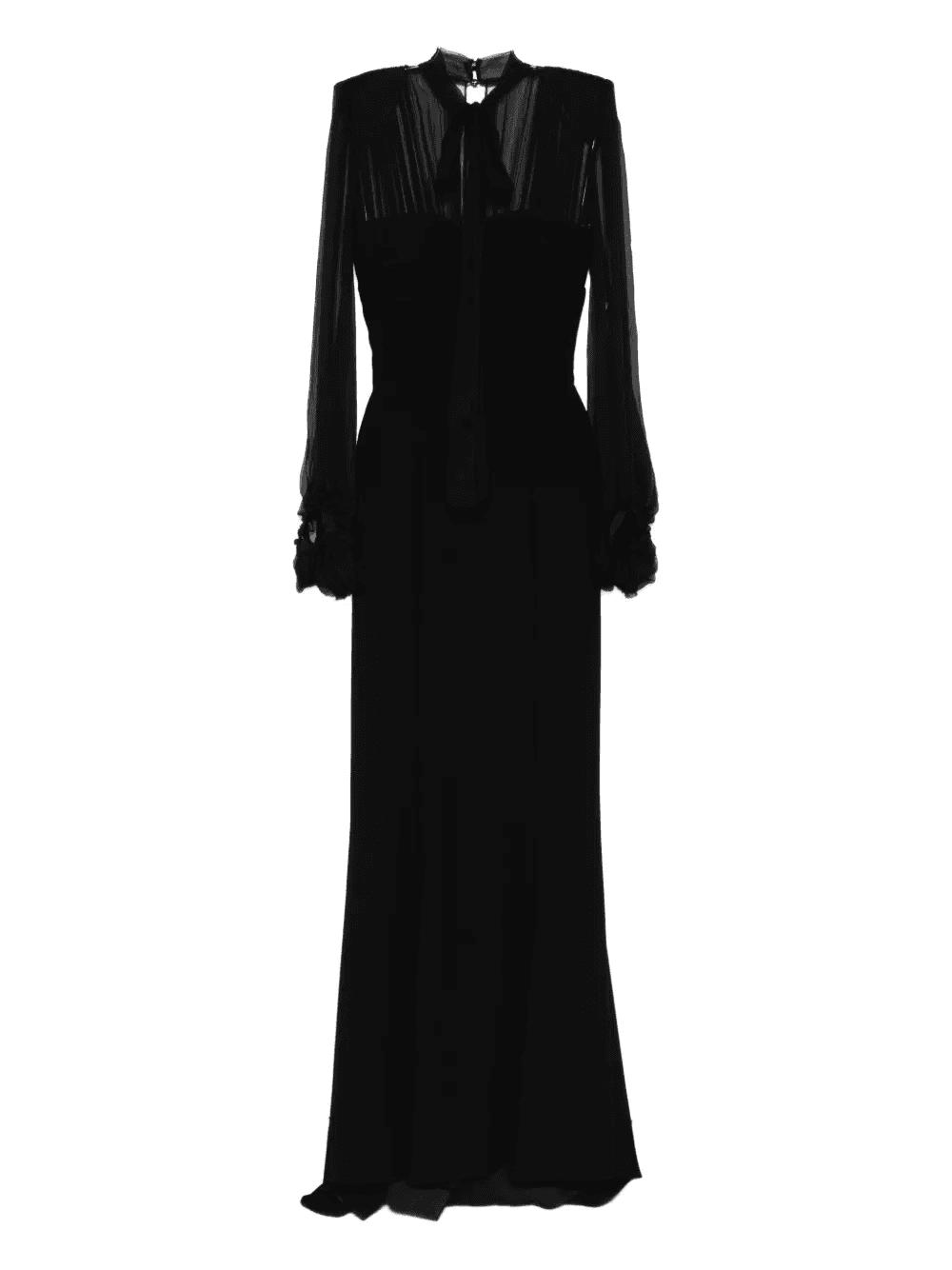 Margot long-sleeve maxi dress - Image 1