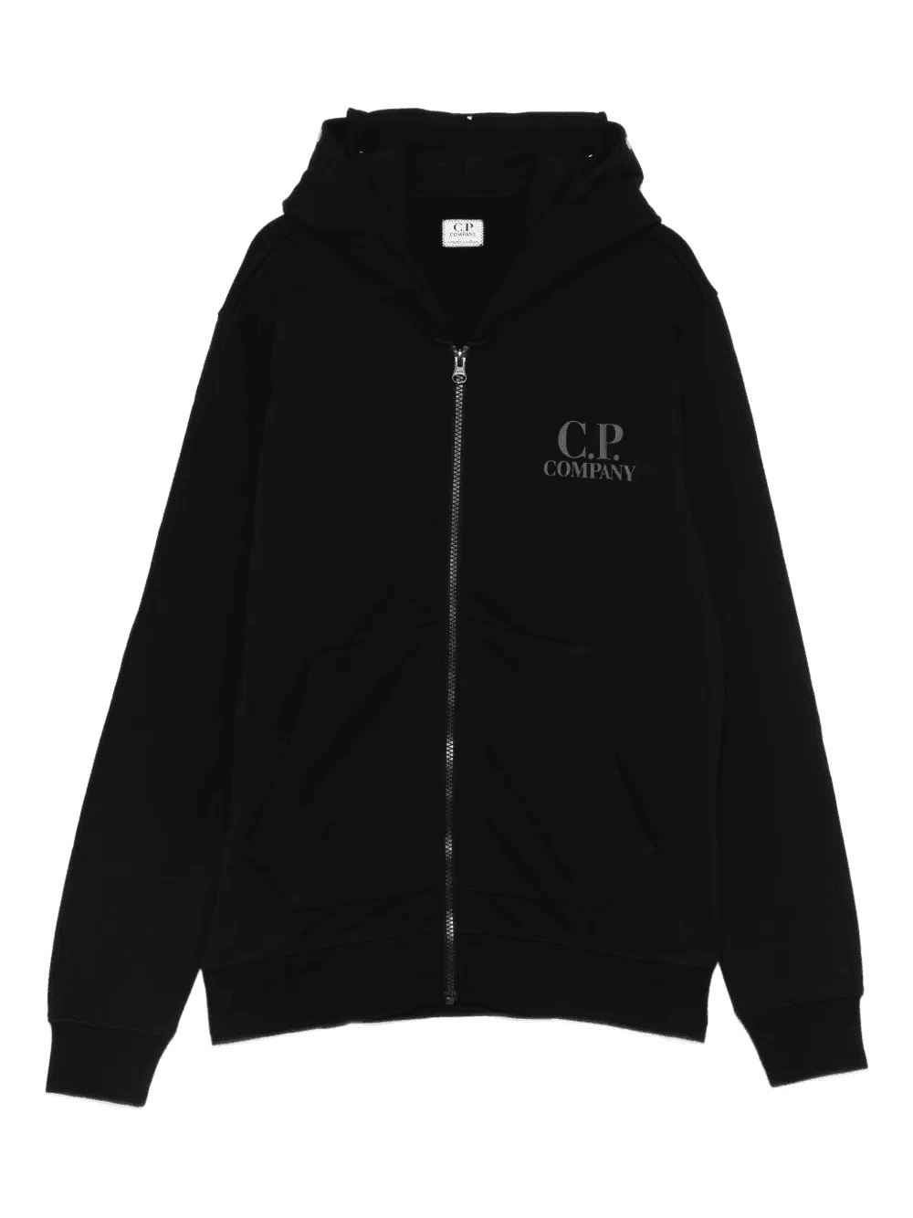 logo-print zip-up hoodie - Image 1