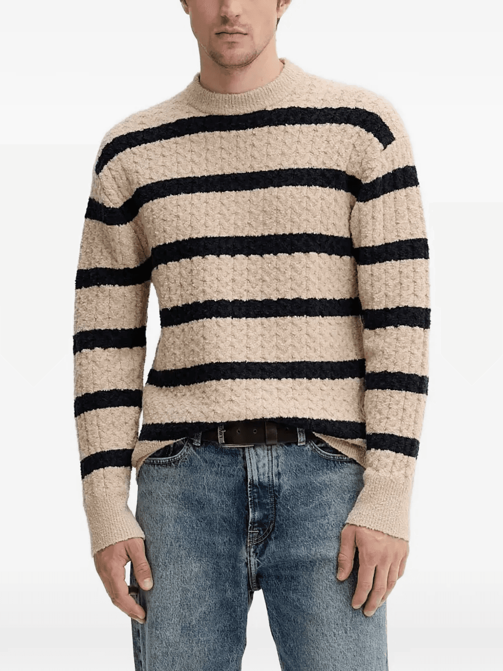 striped-pattern sweater - Image 1