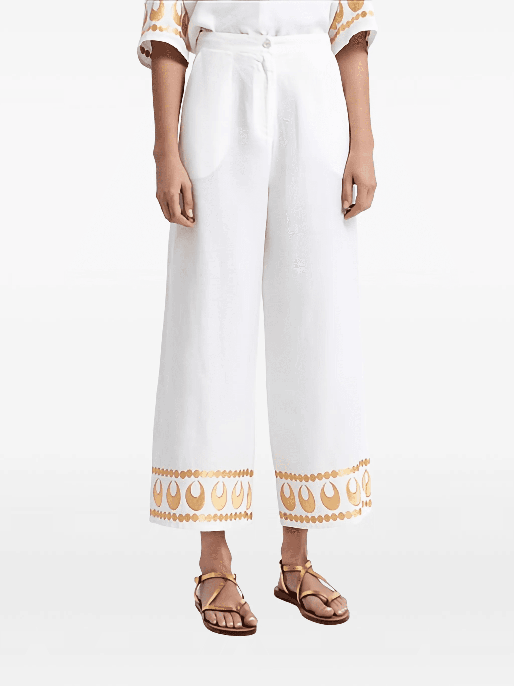 Selene embroidered trousers - Image 1