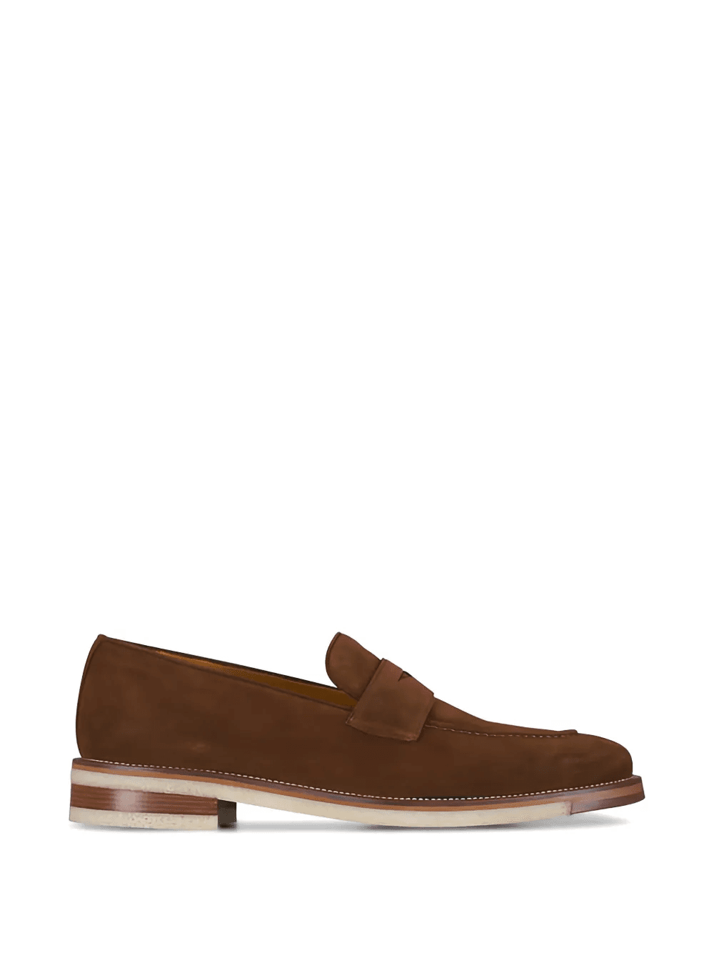 suede penny loafers - Image 1