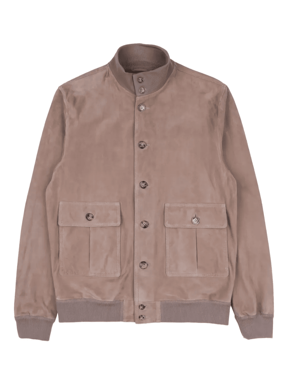 button-fastening bomber jacket - Image 1