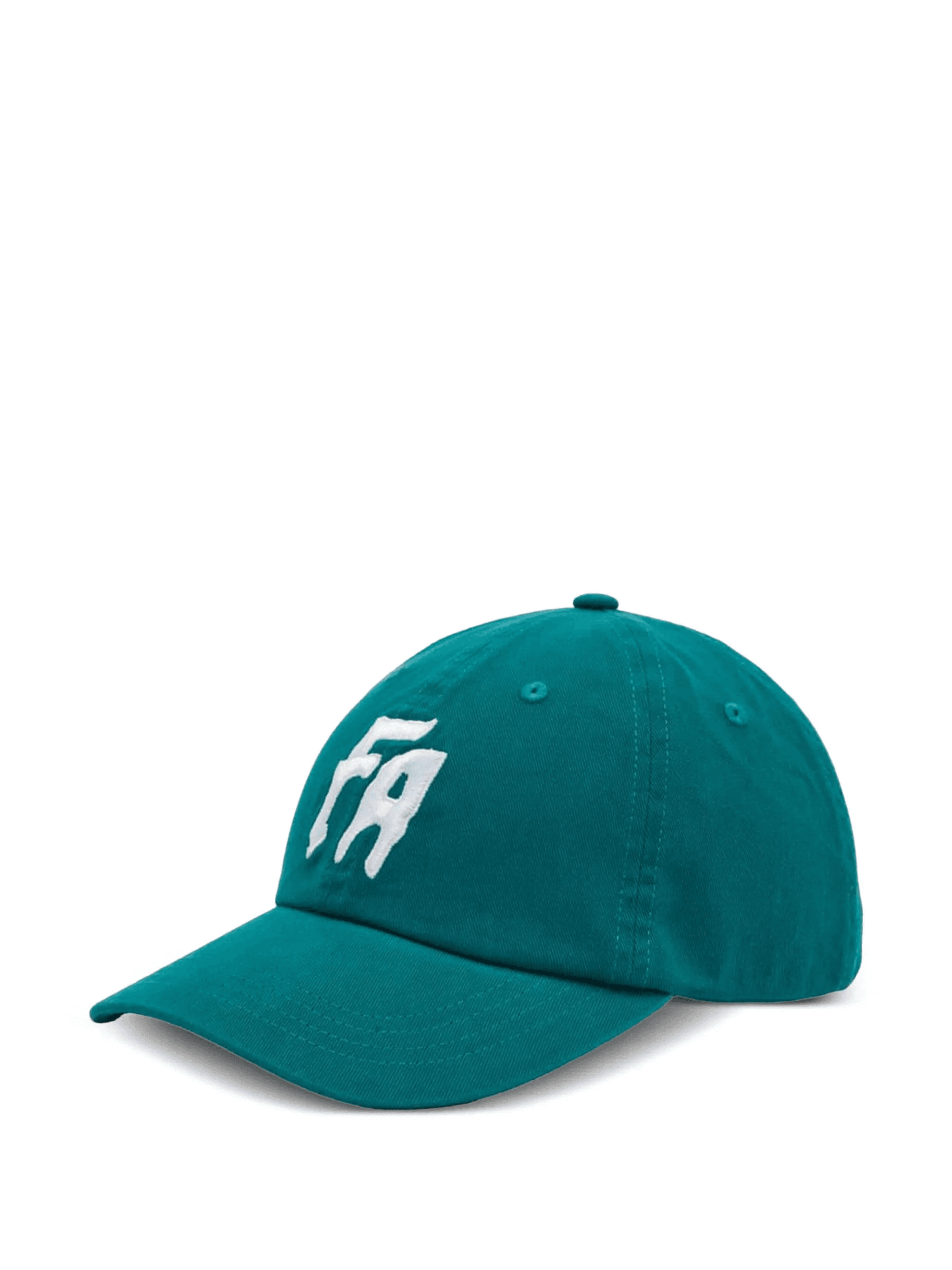logo-embroidered curved-peak baseball cap - Image 1