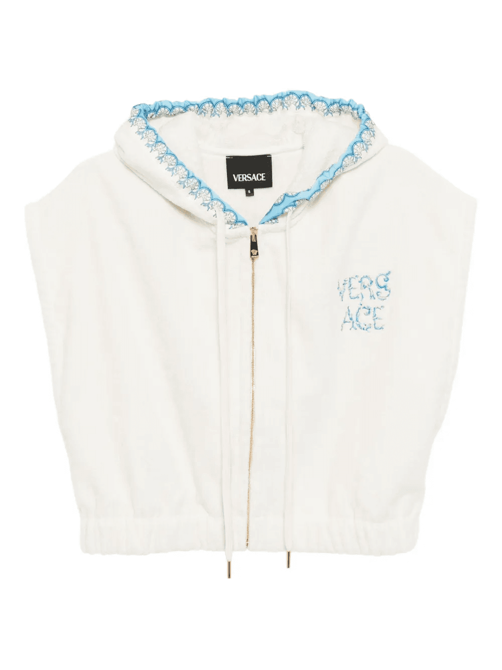 Barocco sleeveless hoodie - Image 1