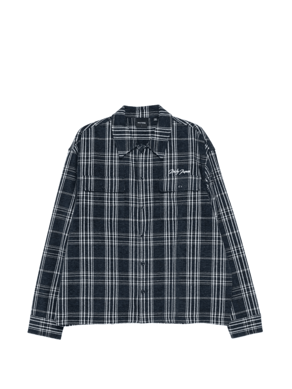 plaid flap-pocket shirt - Image 1