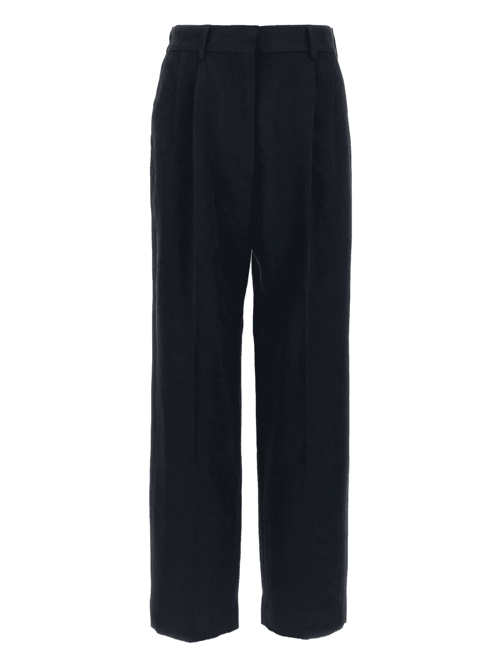 pleated pocket straight trousers - Image 1