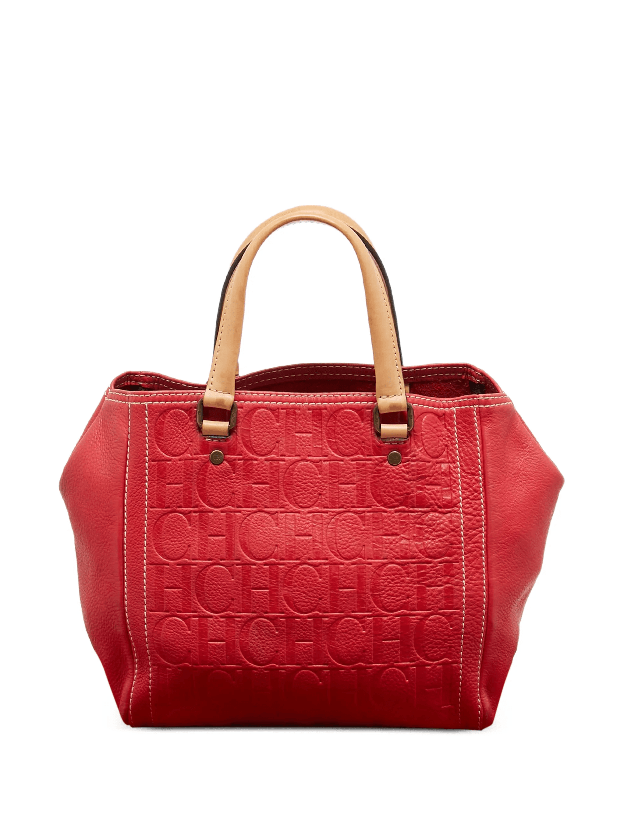 Andy monogram leather tote bag - Image 1