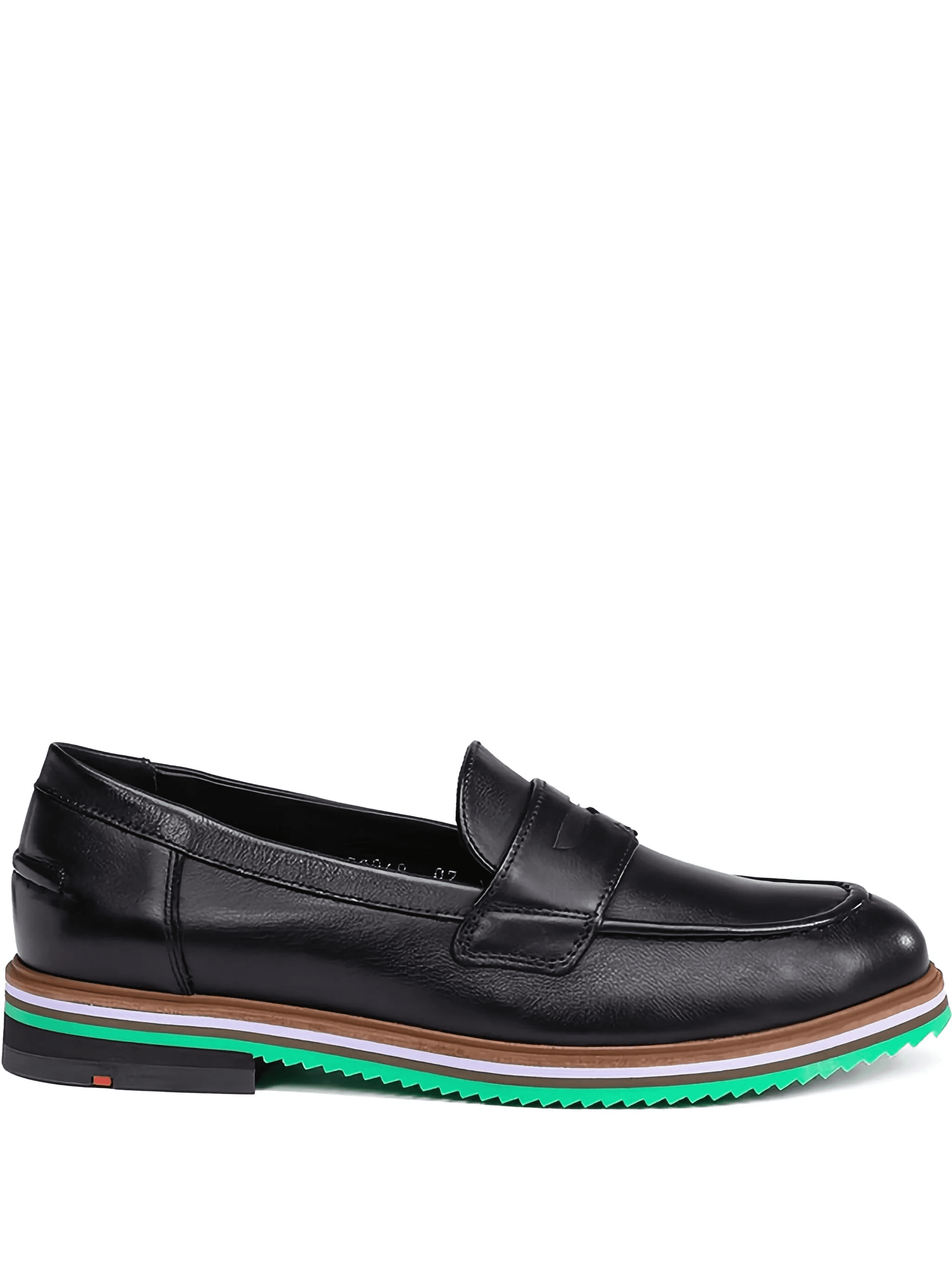 leather penny loafers - Image 1