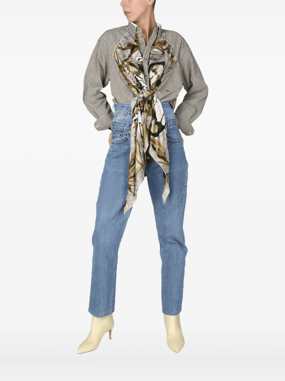 buttoned butterfly top - Image 1