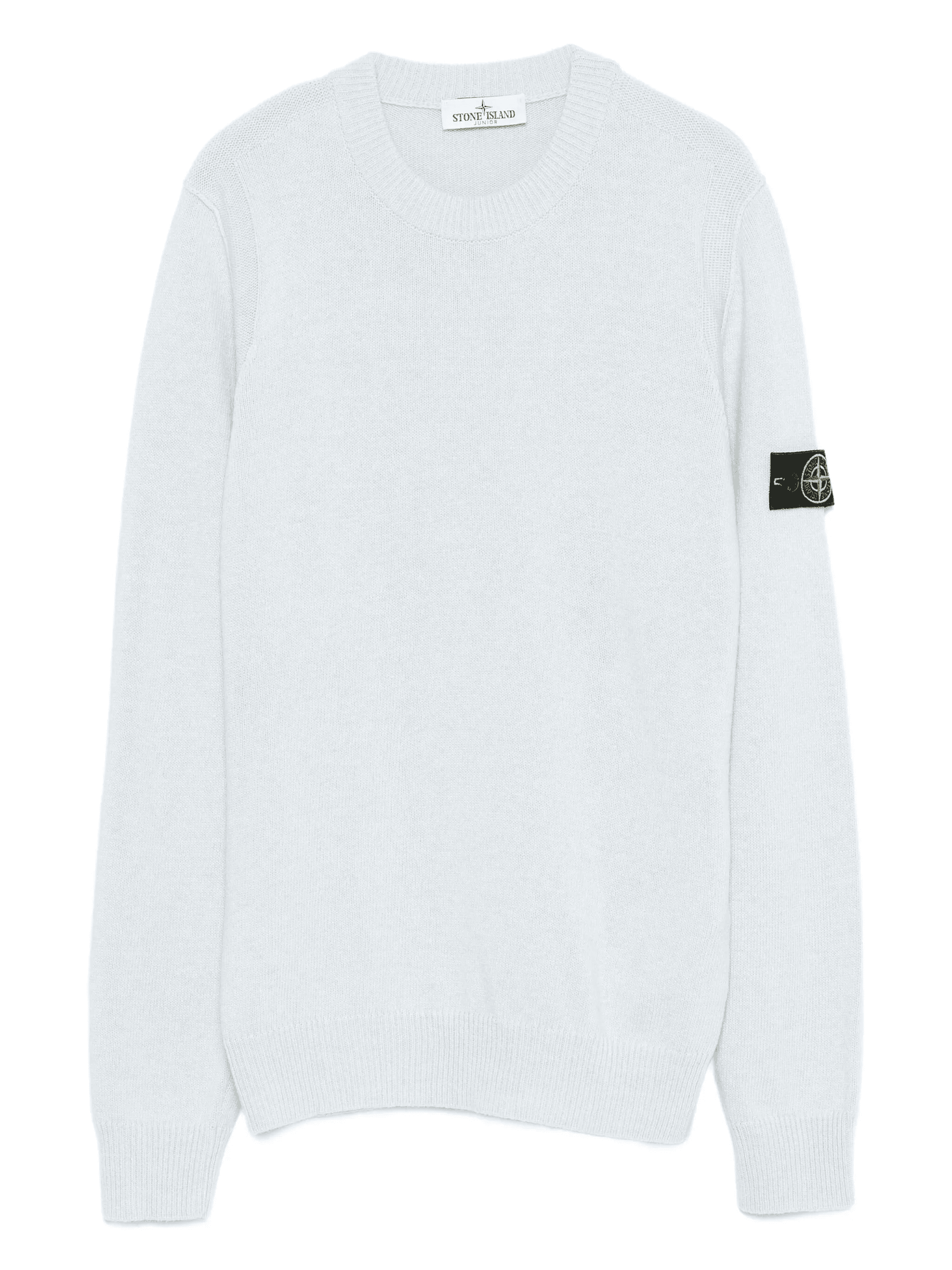 logo-patch wool sweater - Image 1