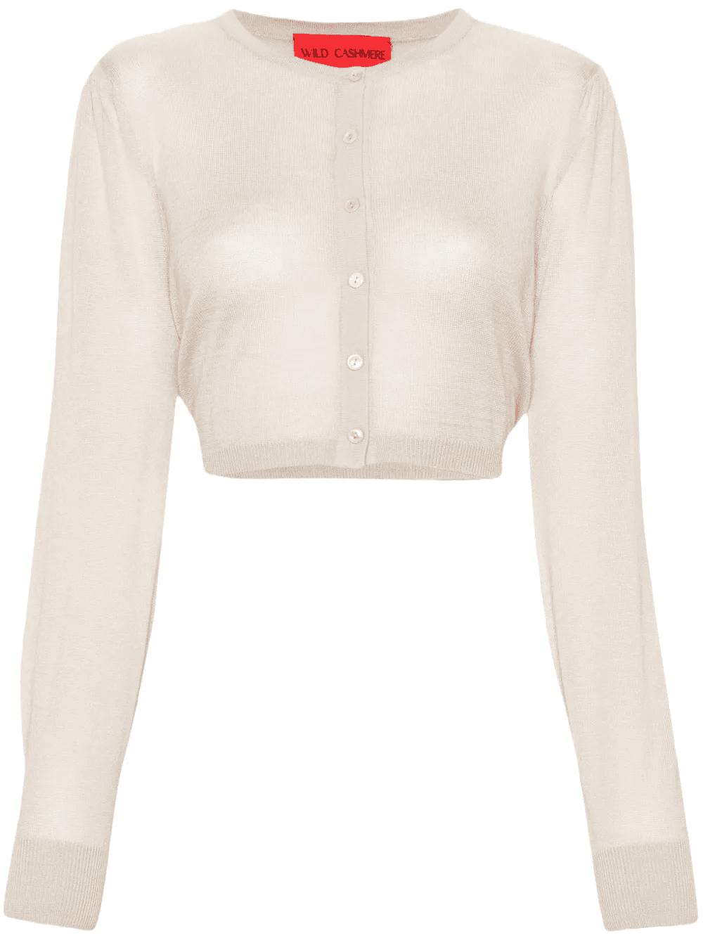 Taylor fine-knit cropped cardigan - Image 1