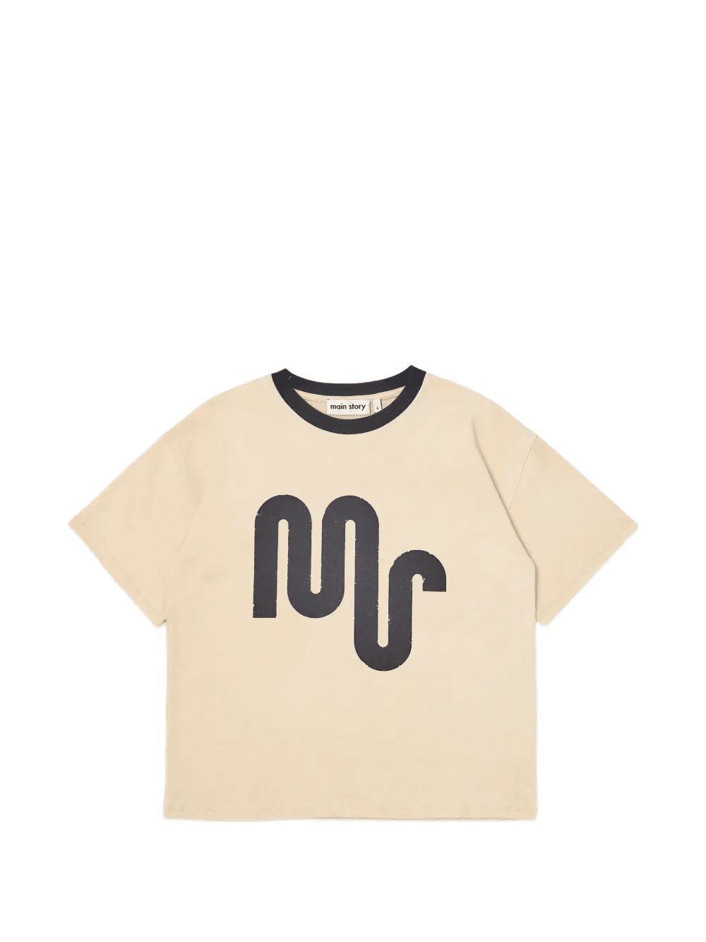 logo-print ringer T-shirt - Image 1