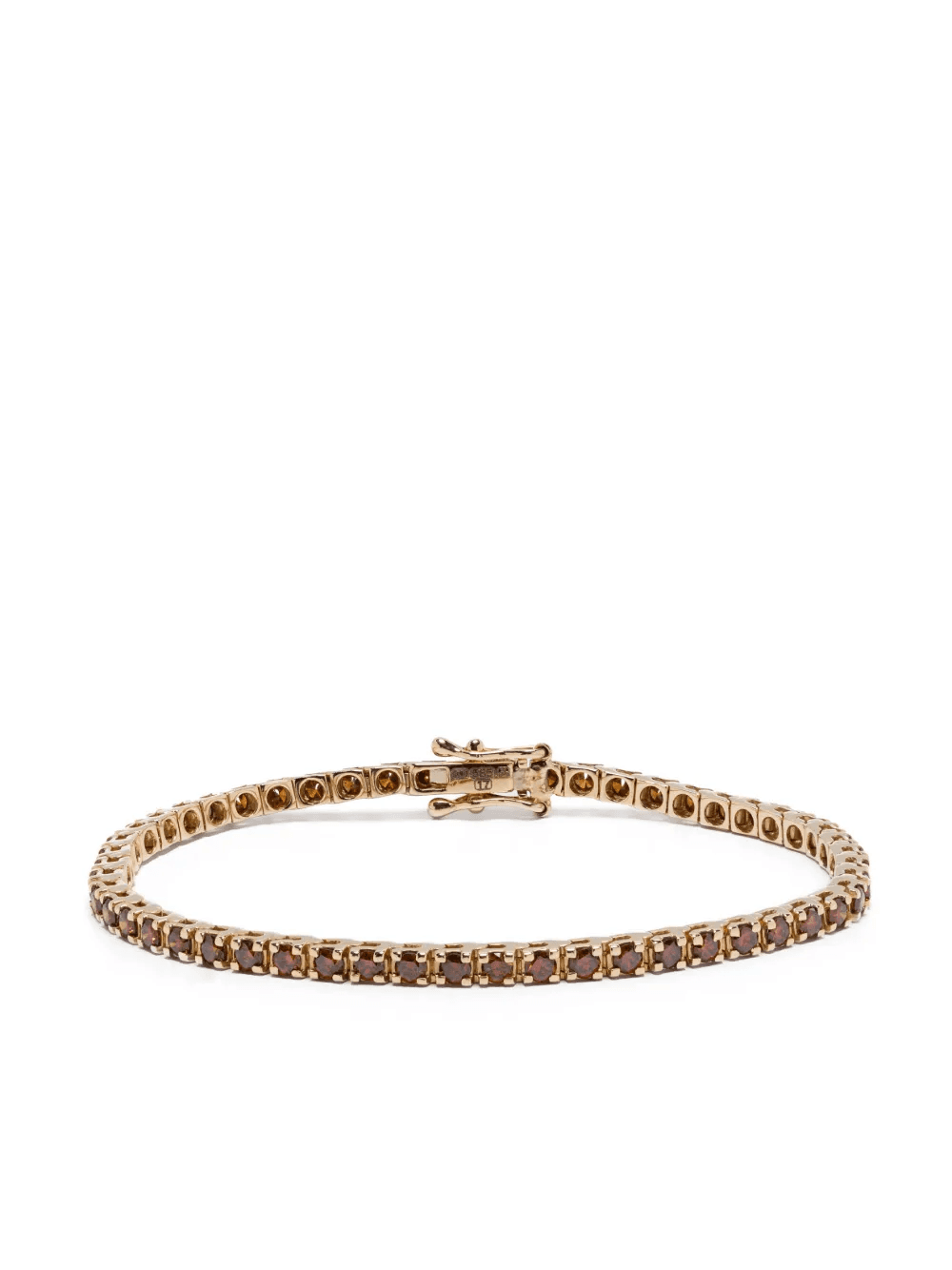 14kt yellow gold Spectra tennis bracelet - Image 1