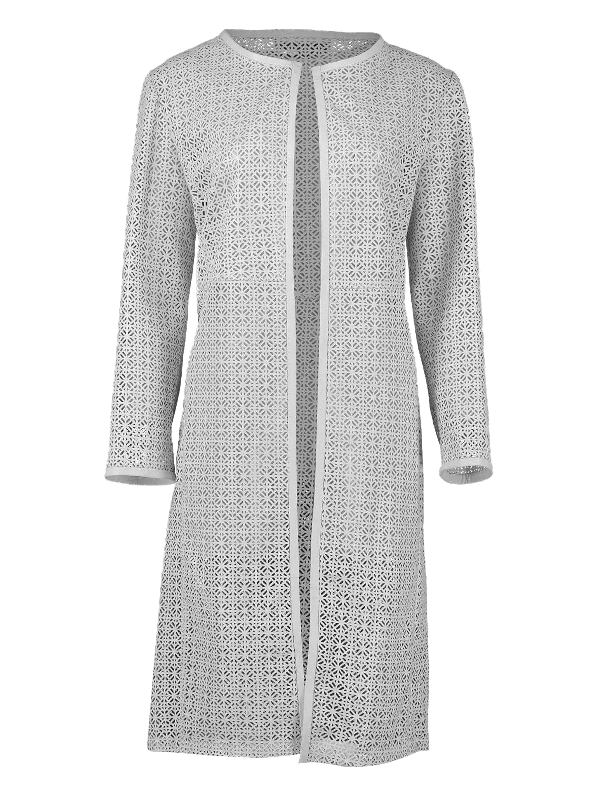 laser-cut duster coat - Image 1