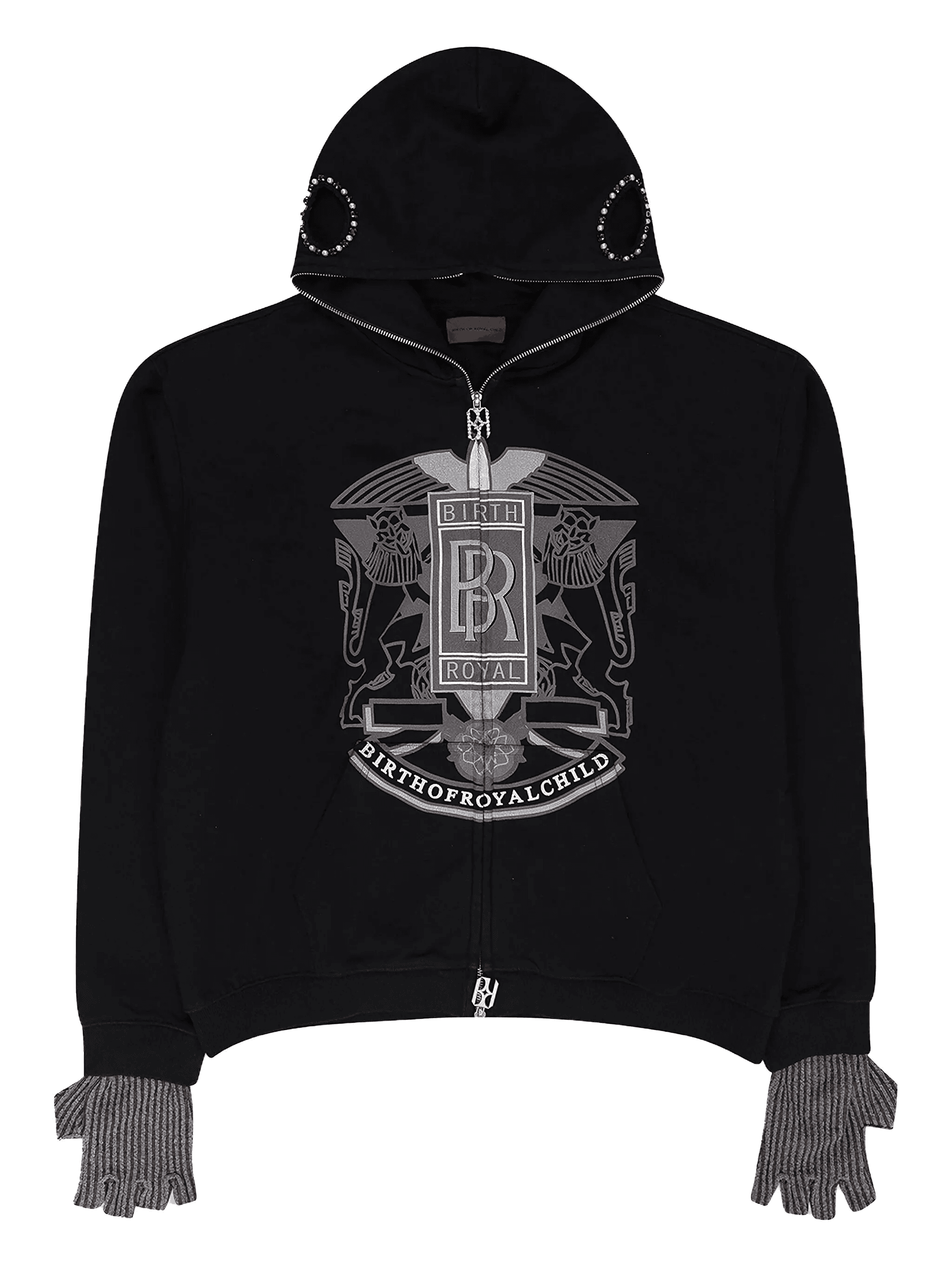 Royce embellished zip-up hoodie - Image 1