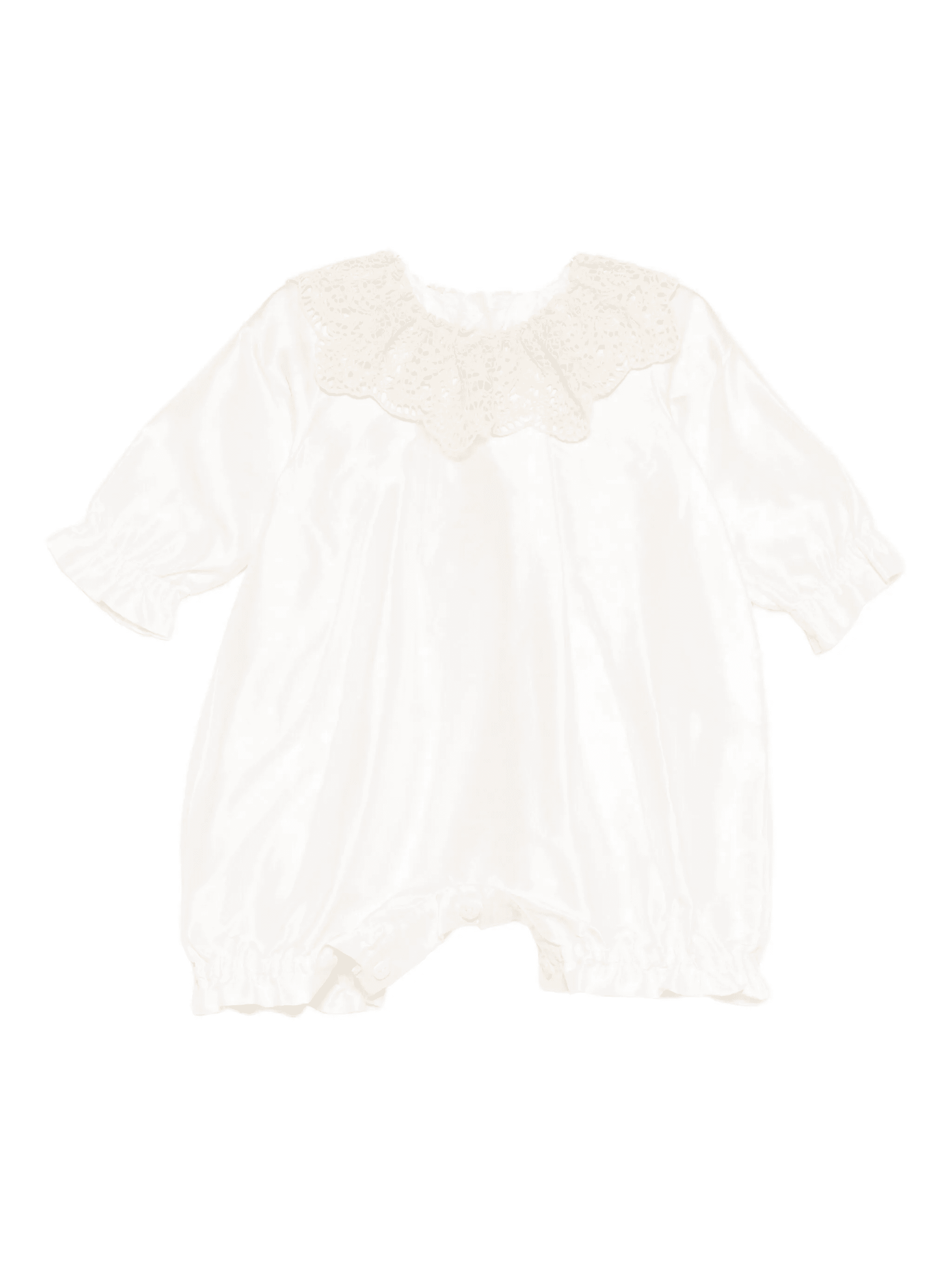 Gemma lace-collar romper - Image 1