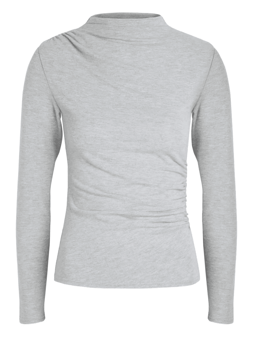 draped-effect roll-neck T-shirt - Image 1
