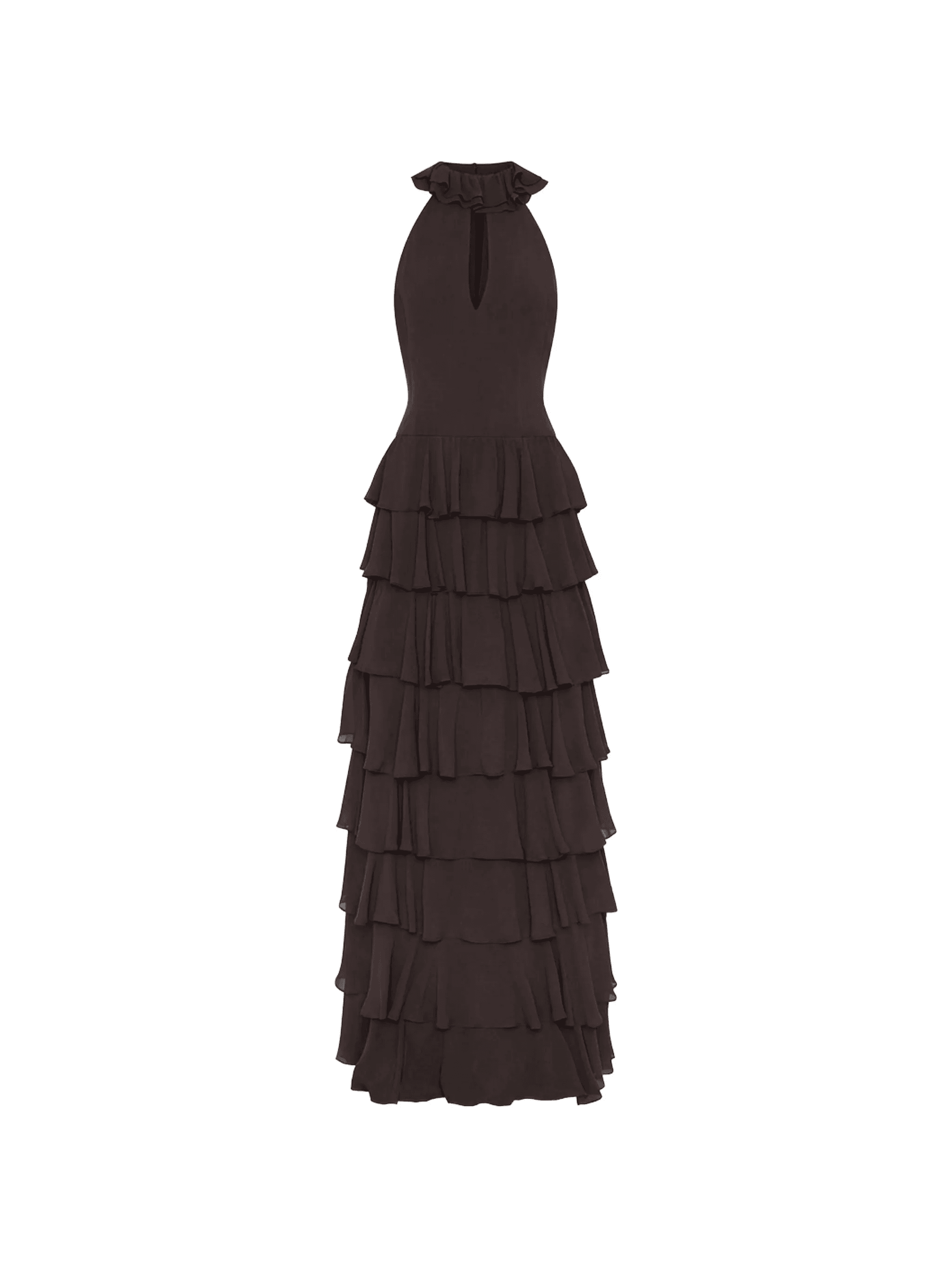 Yasira ruffled tiered maxi dress - Image 1
