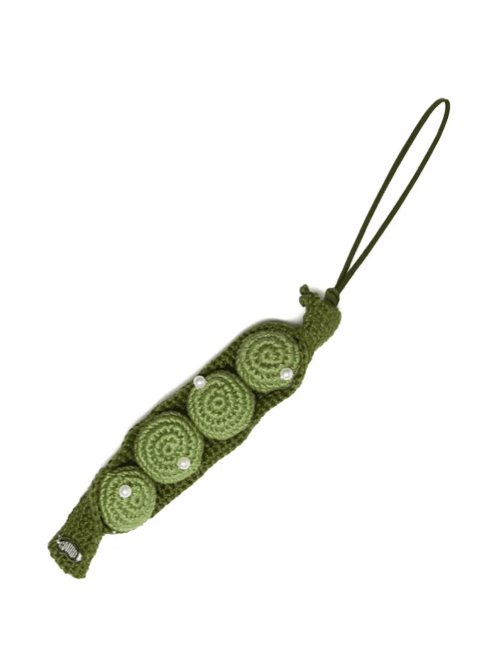 crochet bean charm - Image 1