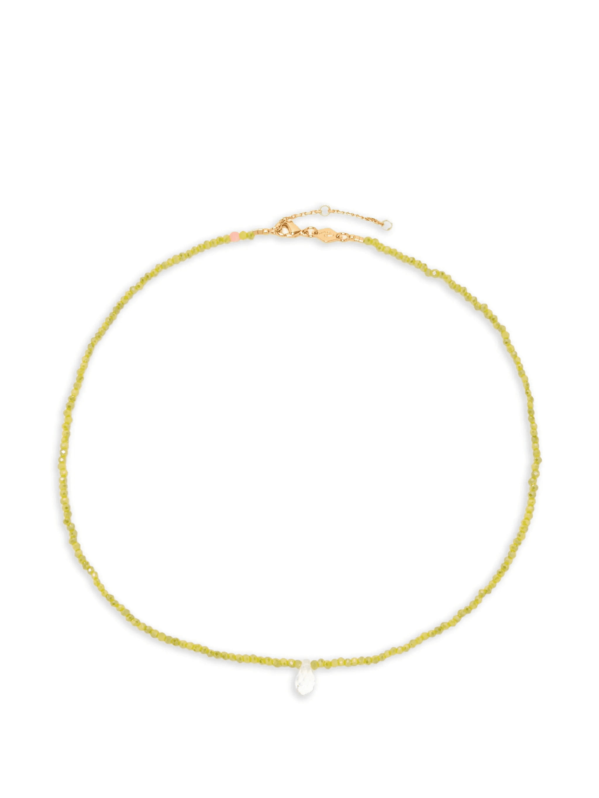 beaded pendant necklace - Image 1